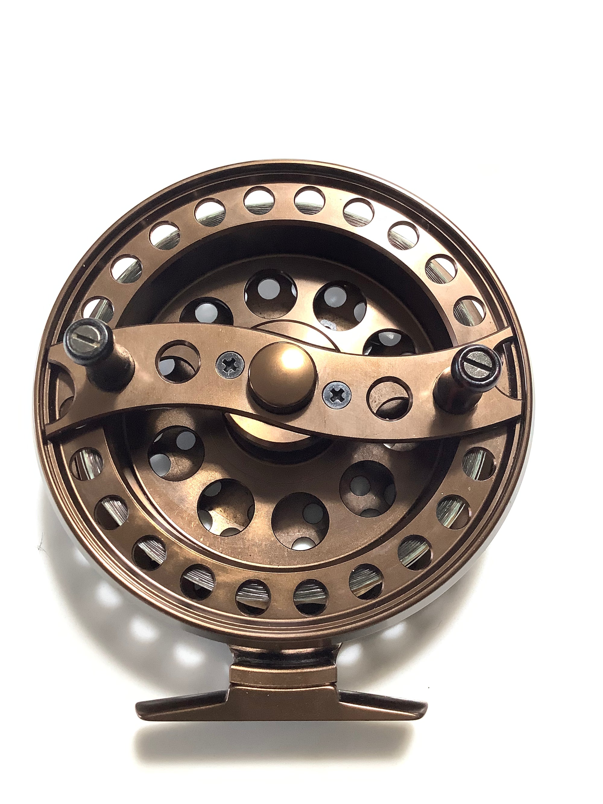 okuma aventa vt 1002 centrepin reel OKUMA AVENTA VT1002 First Model Centrepin – Antique & Vintage Fishing Tackle
