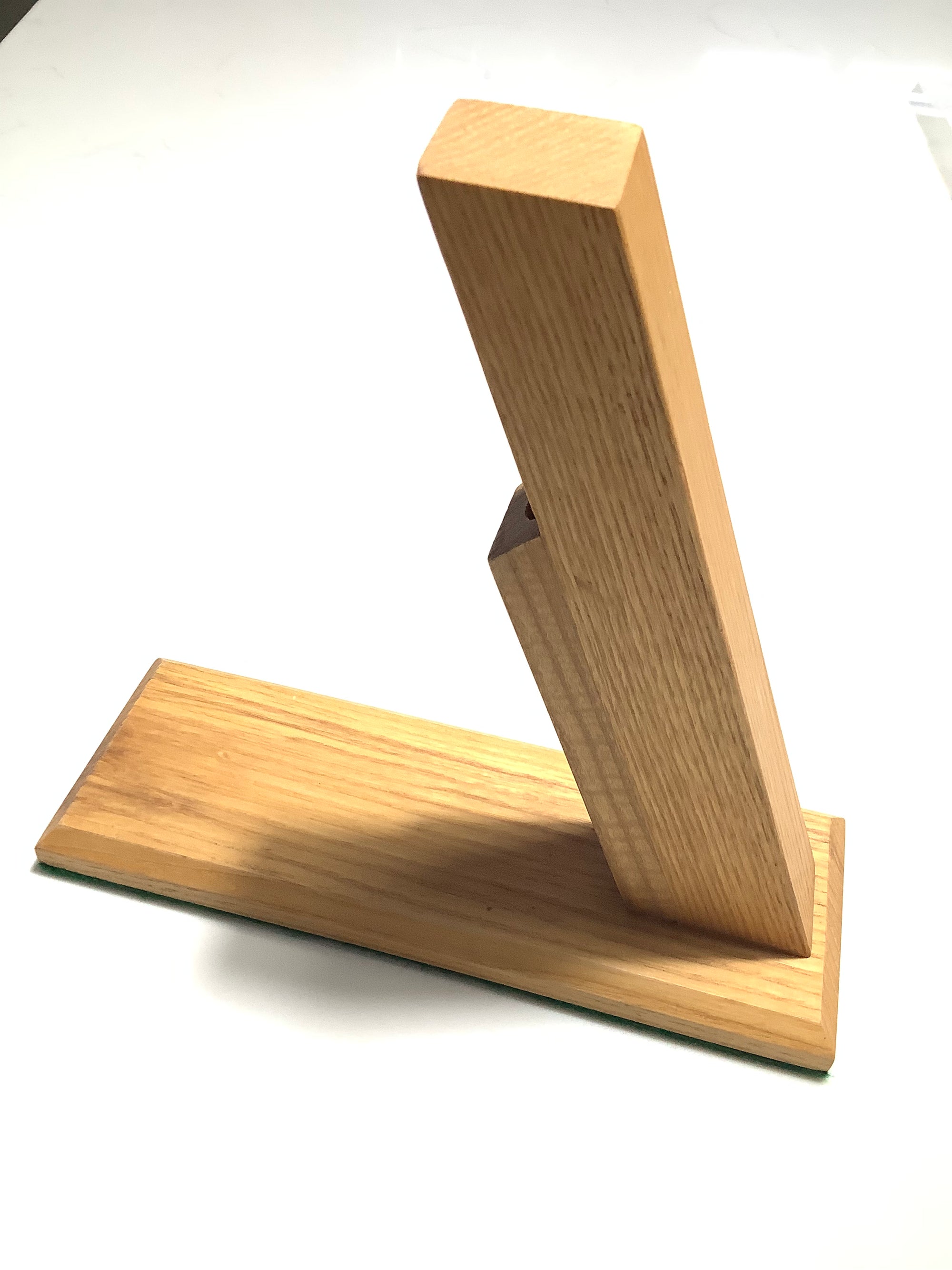 Solid Oak wood Reel Presentation Display Stand