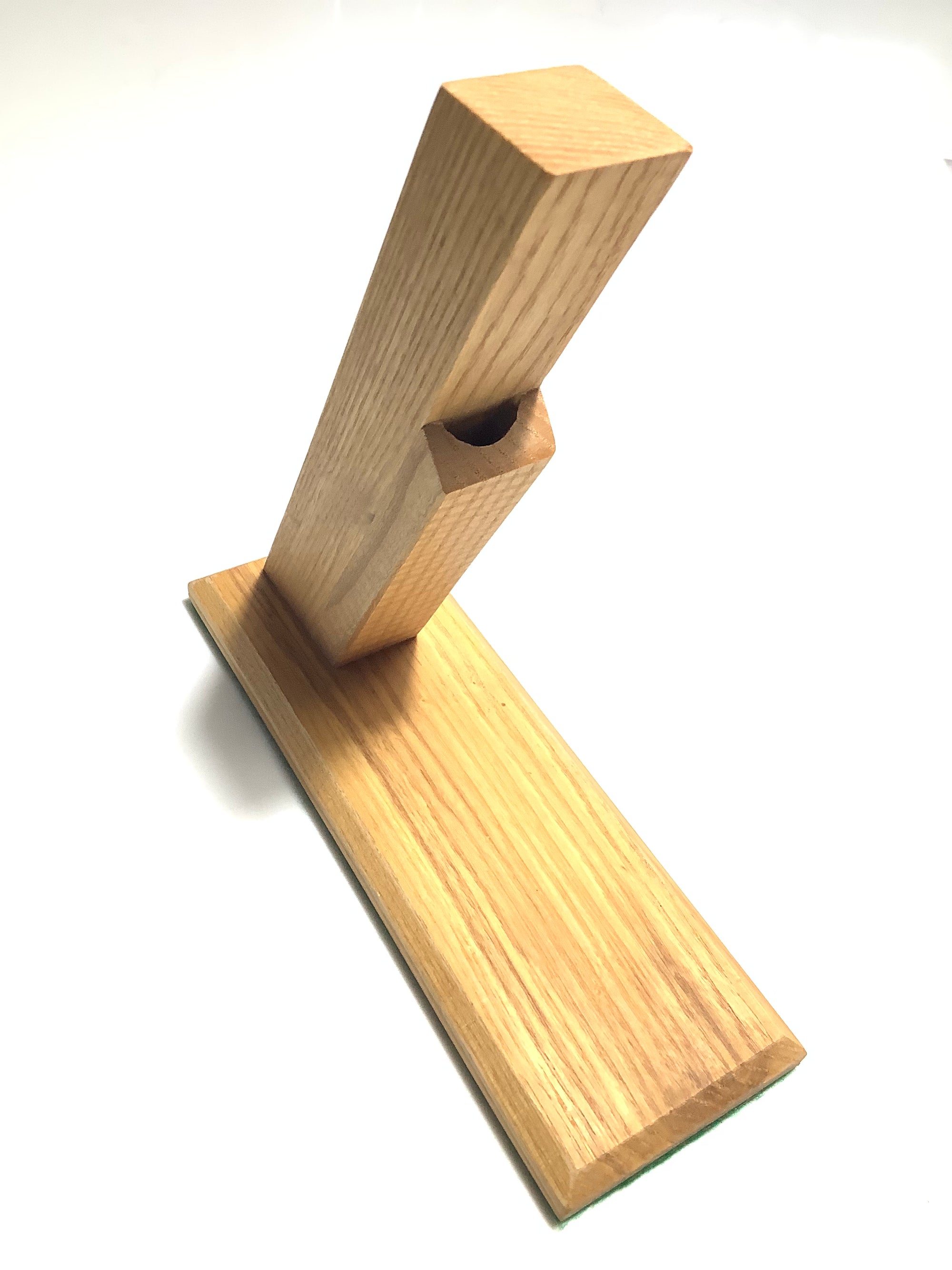 Solid Oak wood Reel Presentation Display Stand