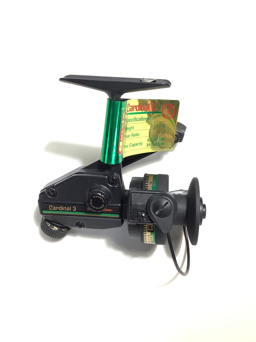 Vintage Boxed ABU Garcia GreenLine CARDINAL 3 Reel UNUSED
