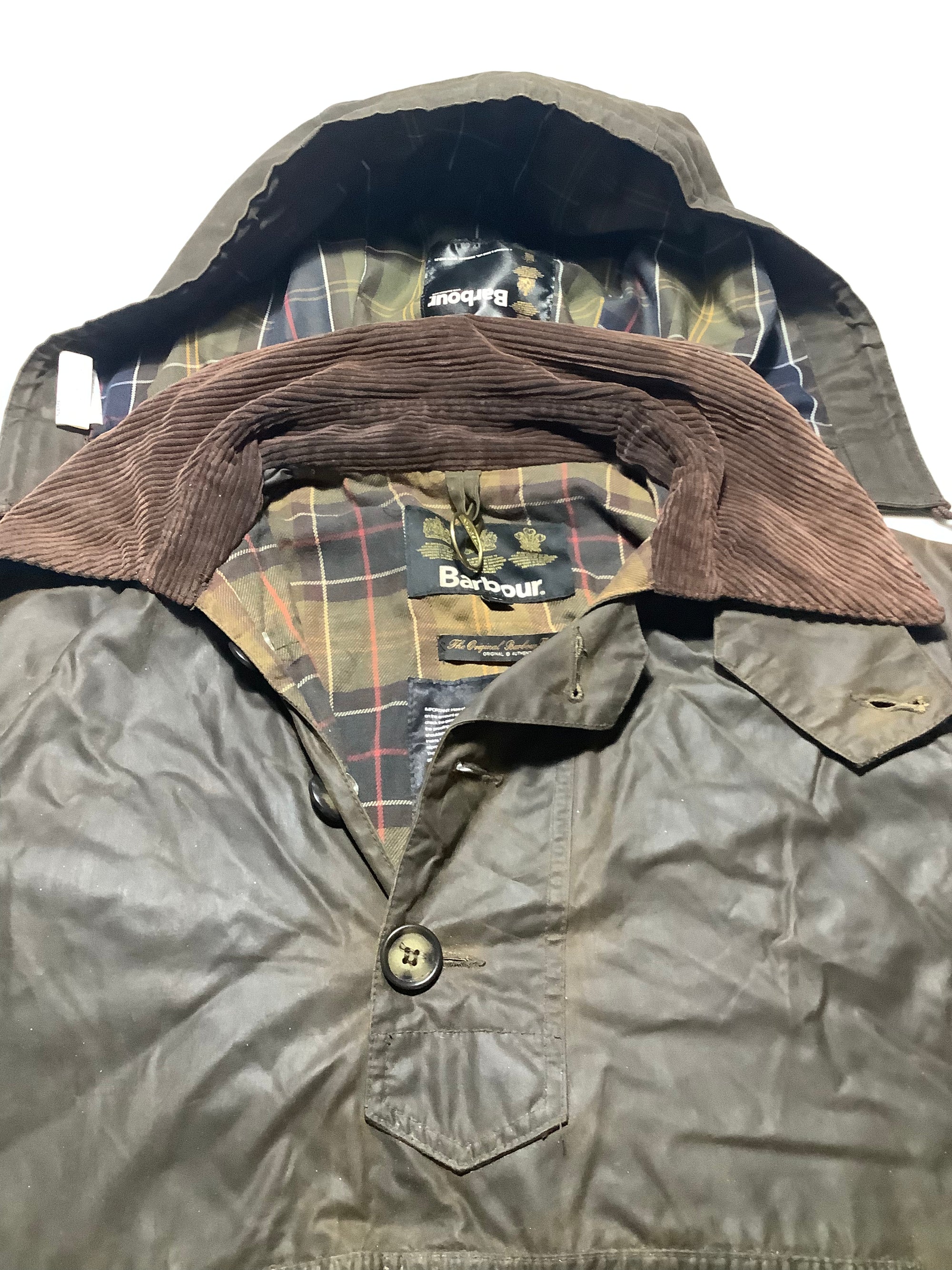 BARBOUR LONGSHOREMAN SMOCK (with Hood)40” Medium/Large Size