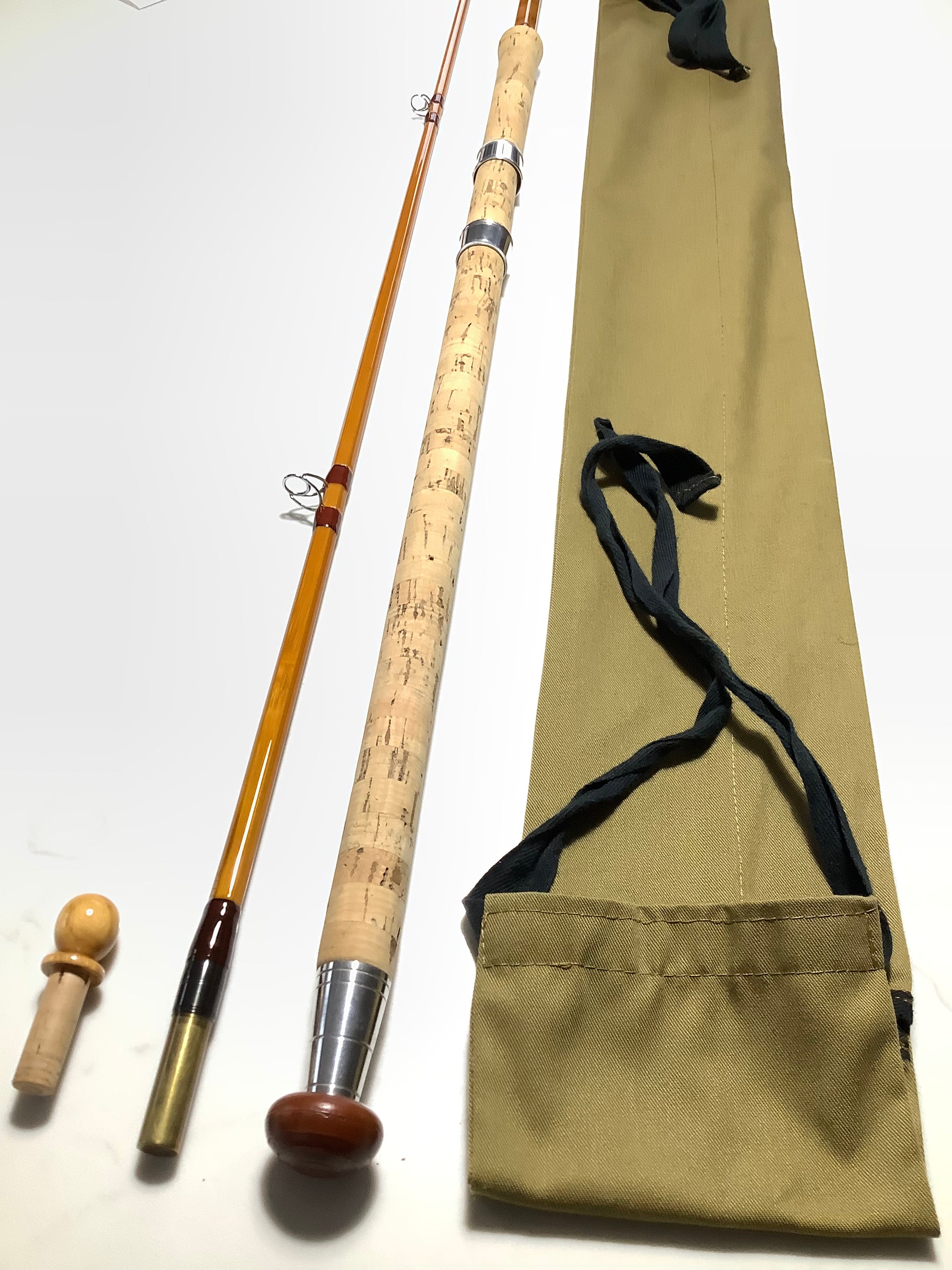 EDWARD BARDER Rare S/U Richard Walker MKIV Built Cane Rod