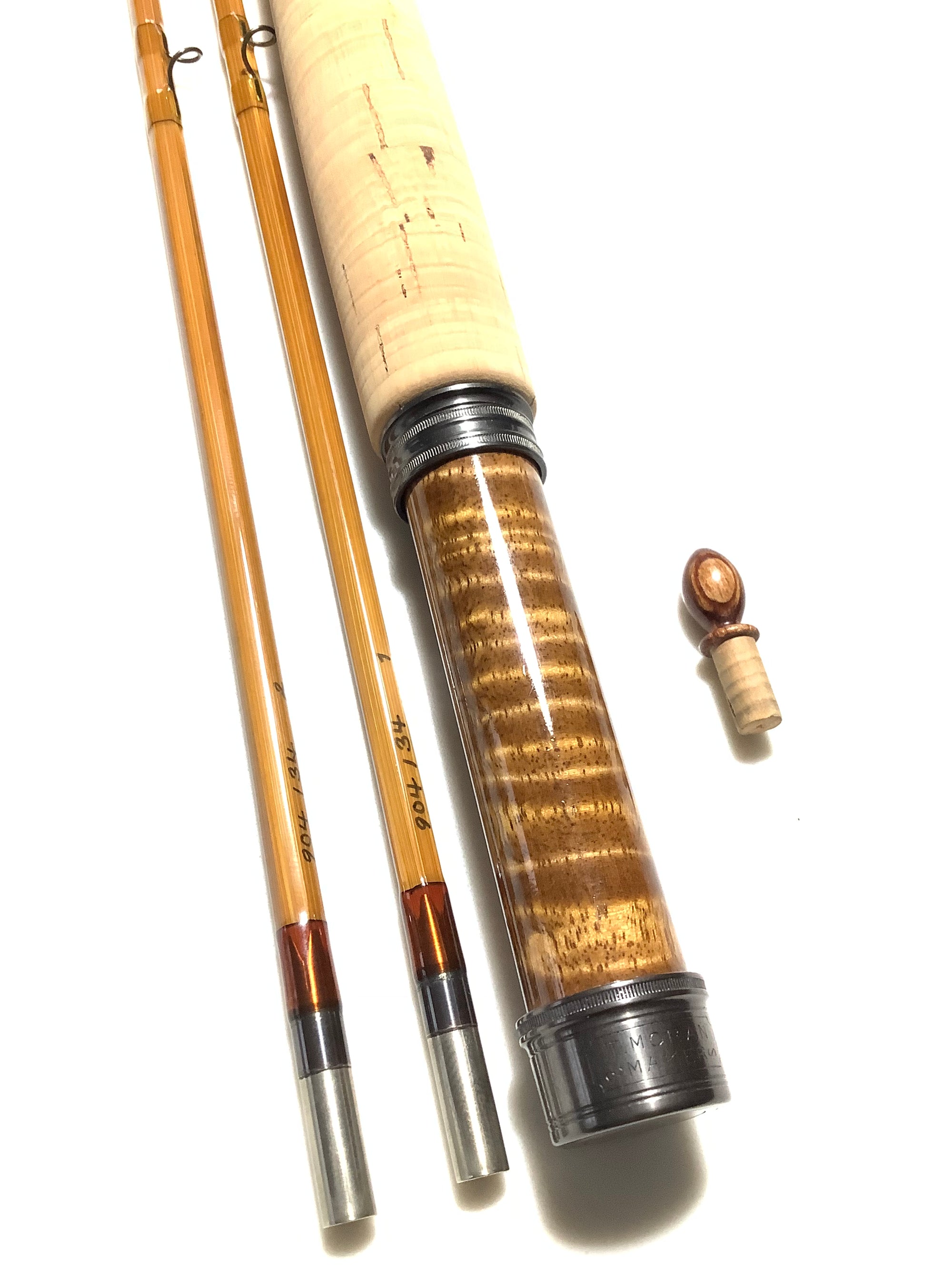 TOM MORAN 7ft 6” #4 Built Cane Fly Rod SUPERB