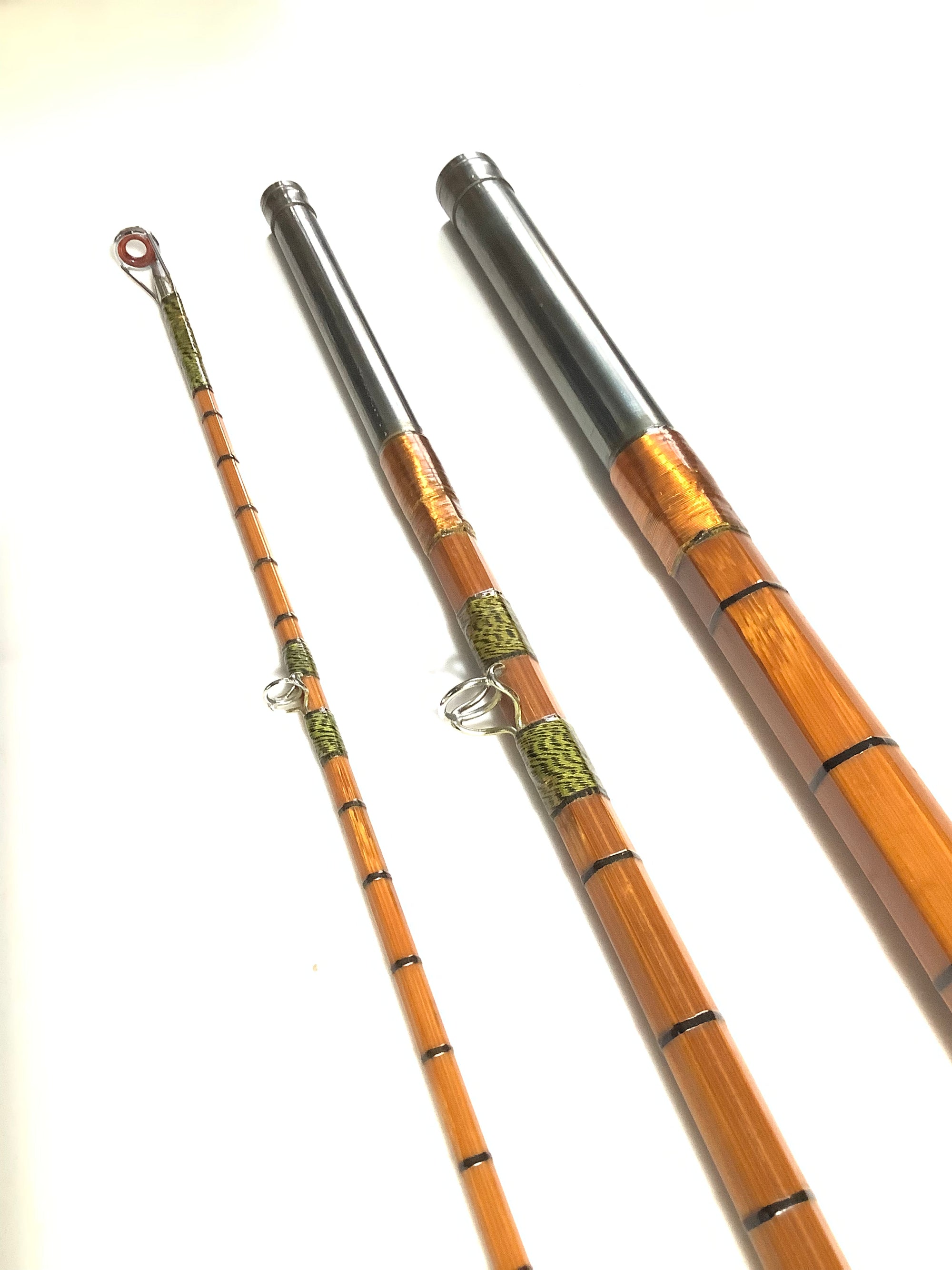 Rare Dalesman THE “WYDALE DE-LUXE” Quality Built Cane Rod By Aspindale & Sons