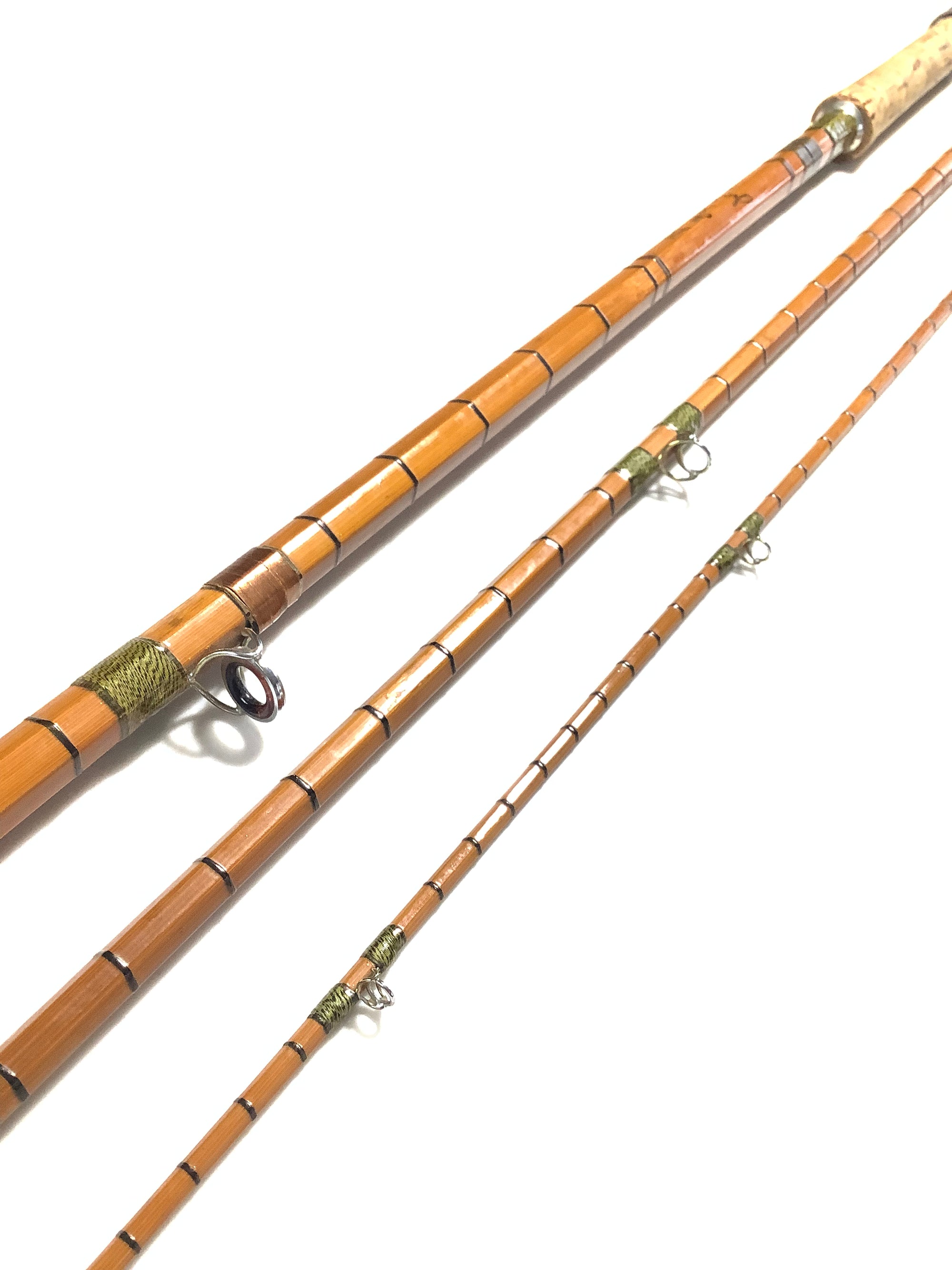 Rare Dalesman THE “WYDALE DE-LUXE” Quality Built Cane Rod By Aspindale & Sons