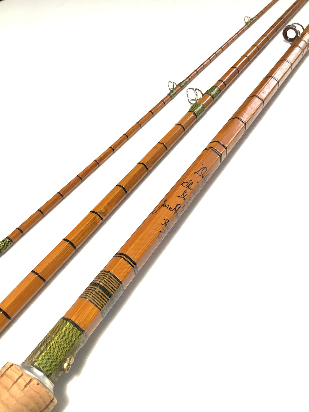 Rare Dalesman THE “WYDALE DE-LUXE” Quality Built Cane Rod By Aspindale & Sons