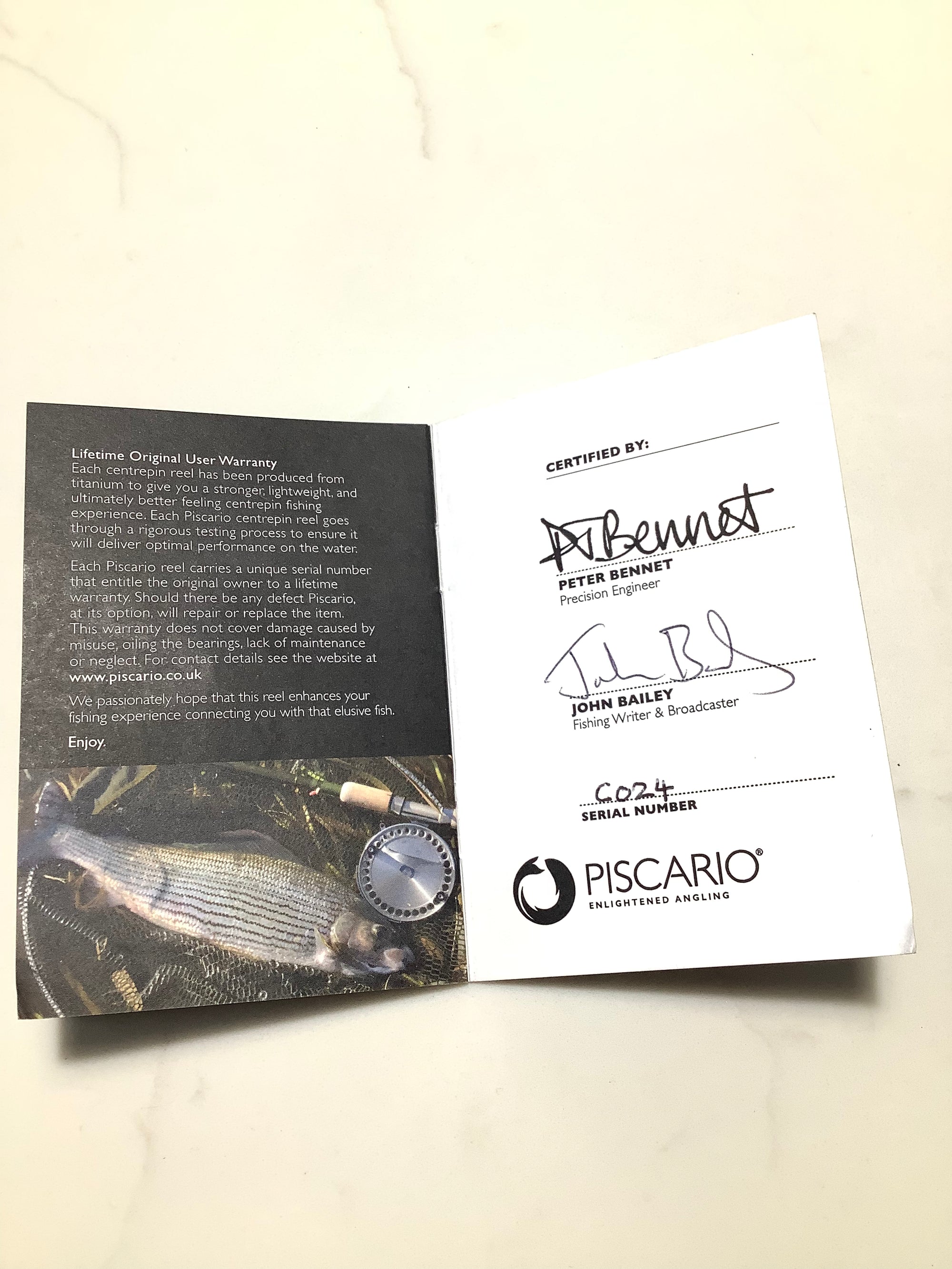 Prestige Titanium PISCARIO Centrepin THE ELEMENTAL