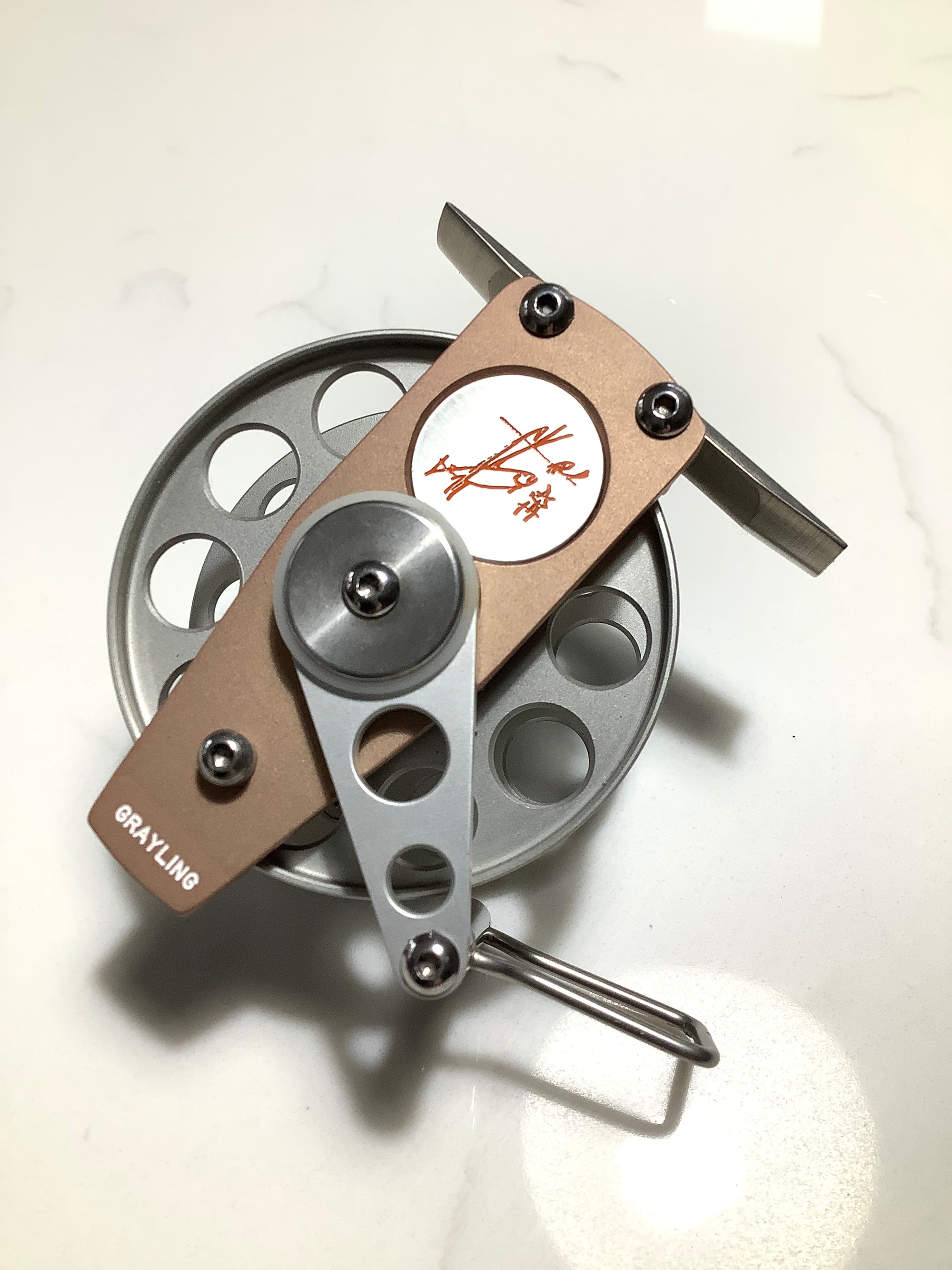 Very a rare Ari T Hart THE GRAYLING Fly Reel