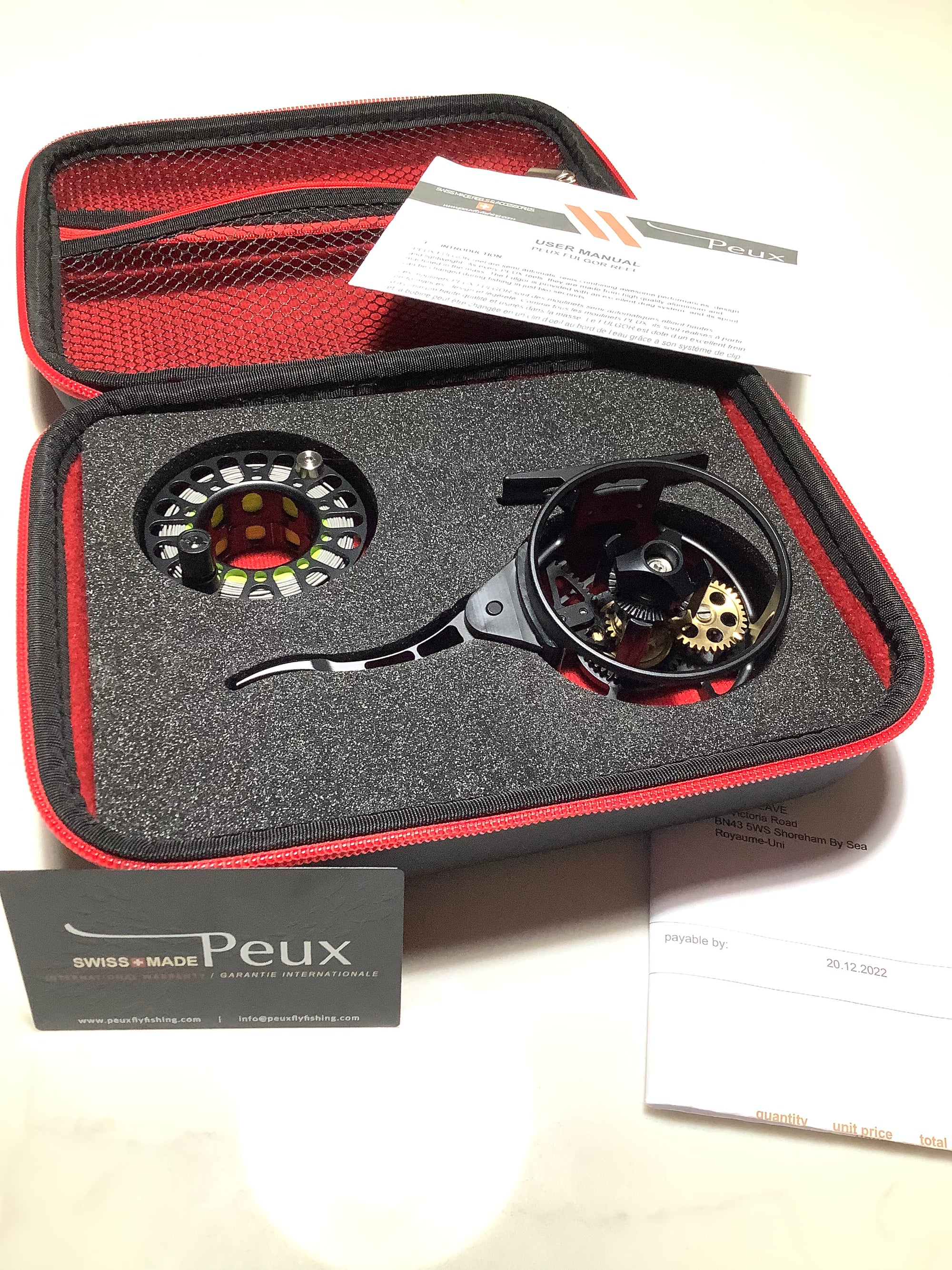 Swiss Finest Built PEUX 00 Fly Fishing Reel