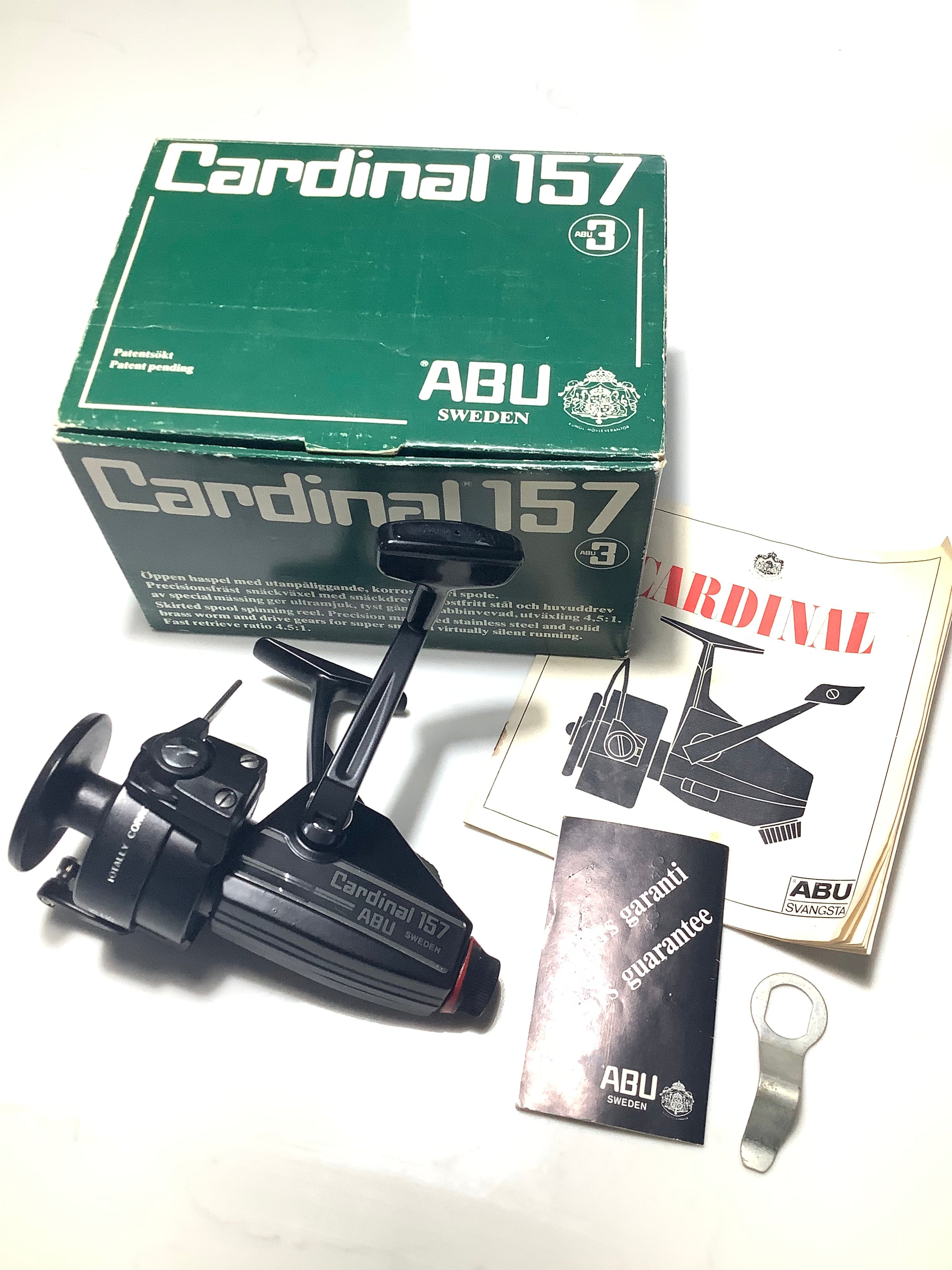 ABU 157 CARDINAL Fixed Spool Reel with Box set.