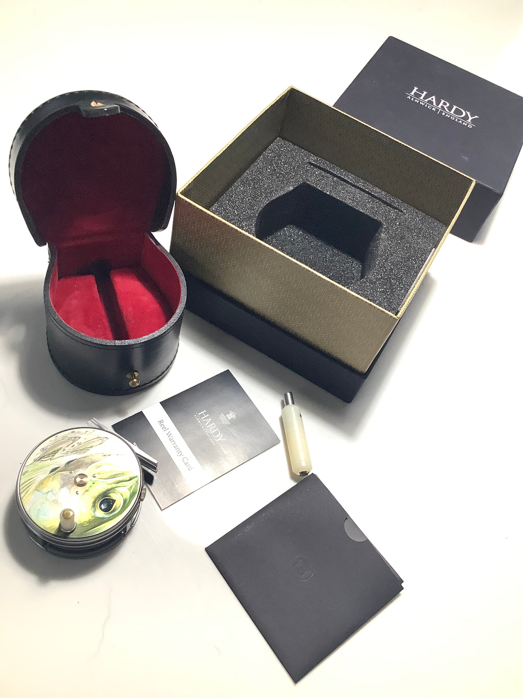 Hardy Bros Charles Jardine Artwork GRAYLING Perfect Fly Reel