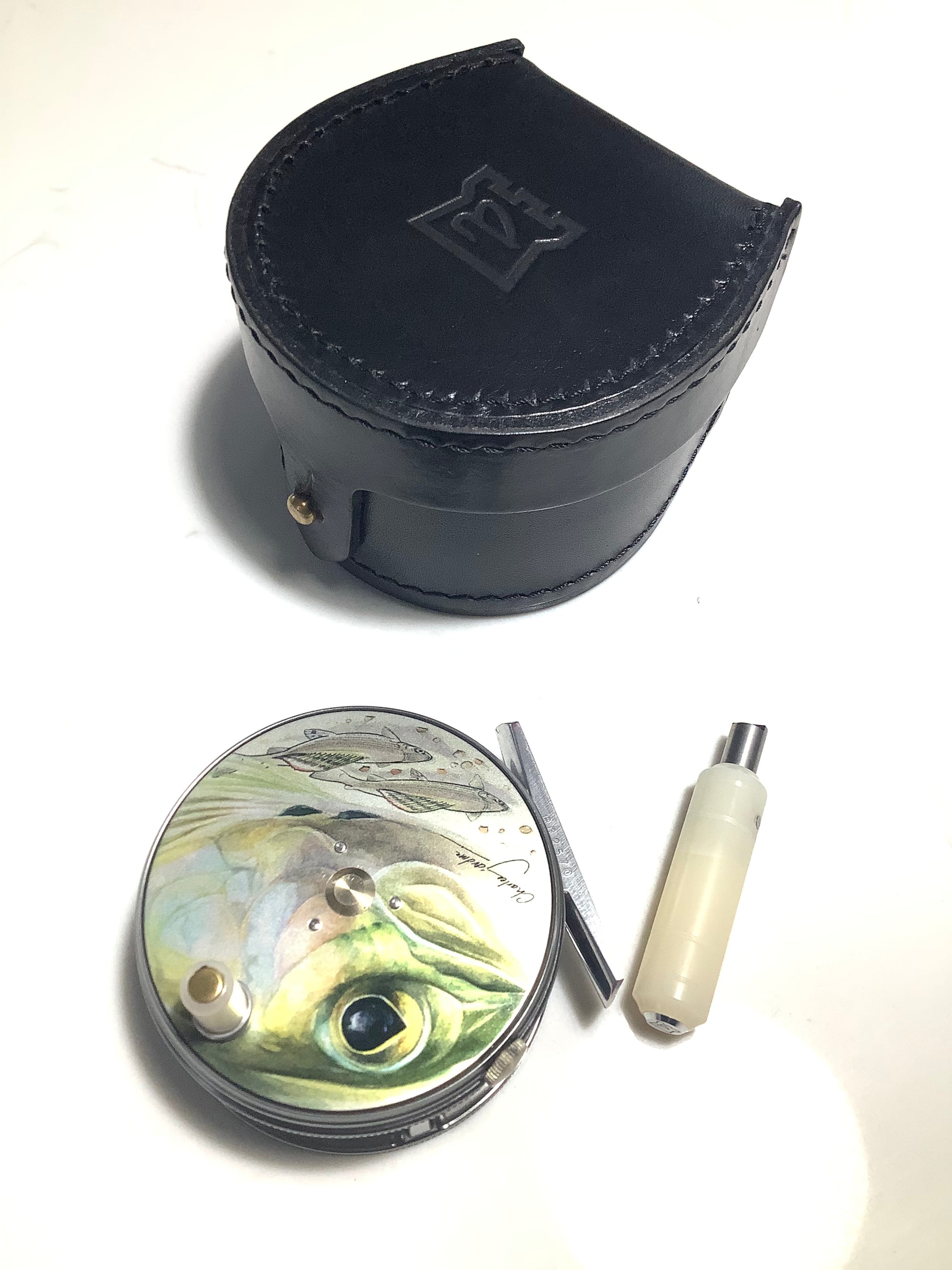 Hardy Bros Charles Jardine Artwork GRAYLING Perfect Fly Reel