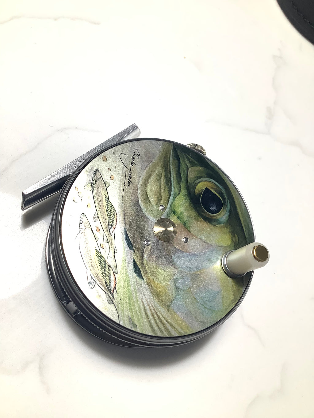 Hardy Bros Charles Jardine Artwork GRAYLING Perfect Fly Reel