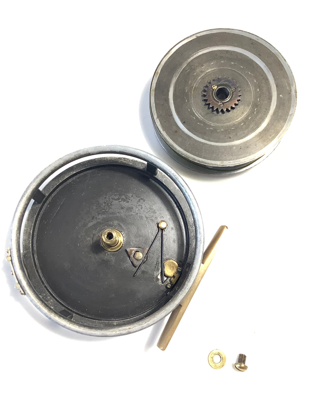 Antique EGGINGTON of Merton Fly Reel with AGATE LG Scarce