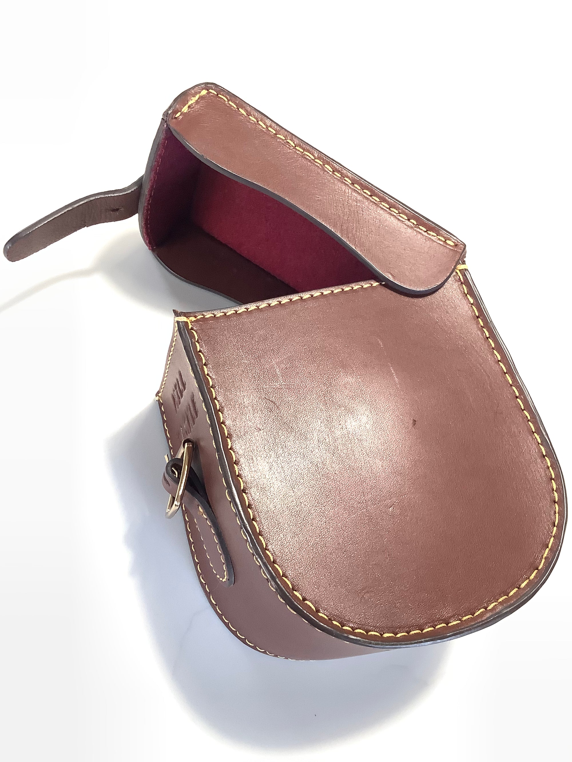 MILLS TACKLE BLOCK LEATHER REEL CASE