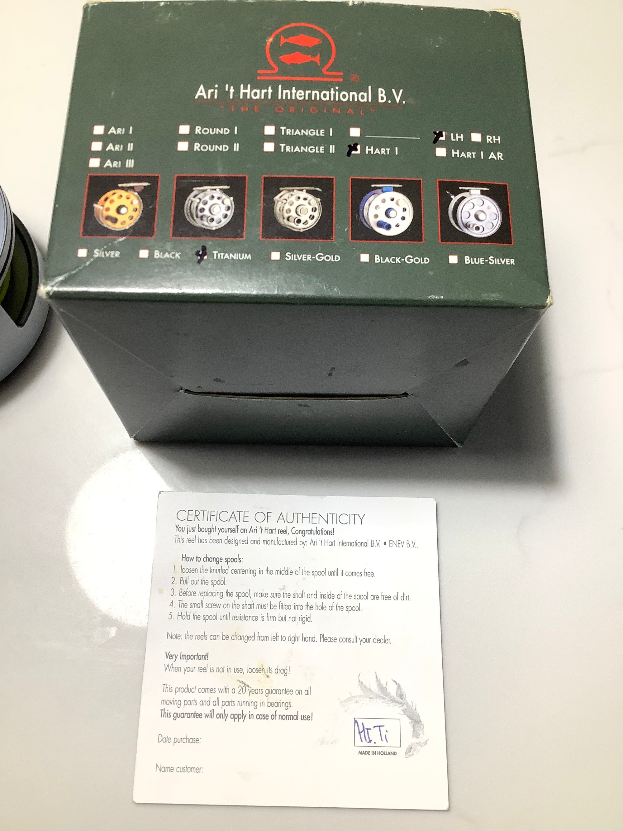 Scarce “THE HART 1” Fly Reel By Ari t Hart