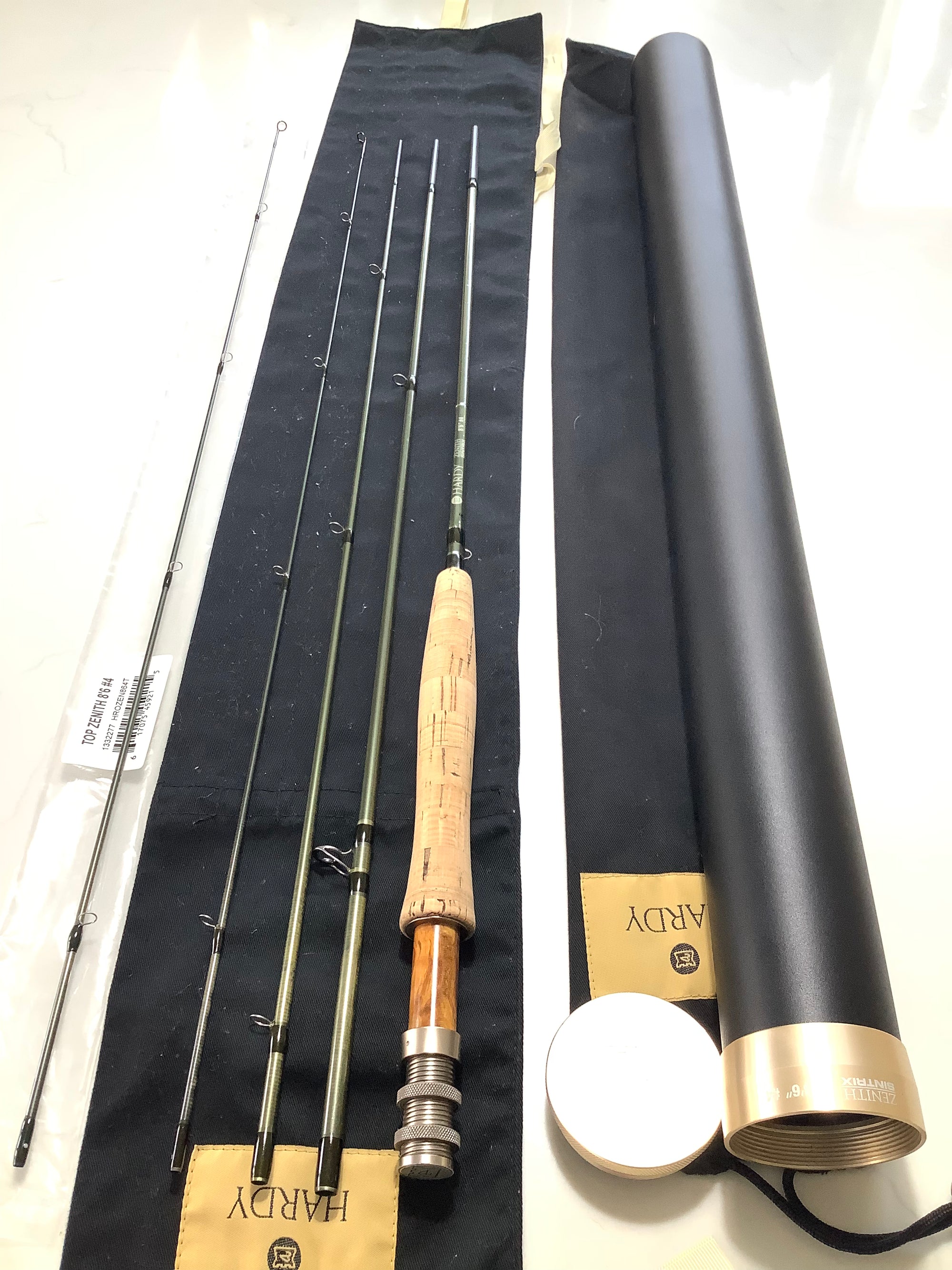 Hardy Bros ZENITH SINTRIX 8ft 6” #4 Fly Rod with Spare new tip