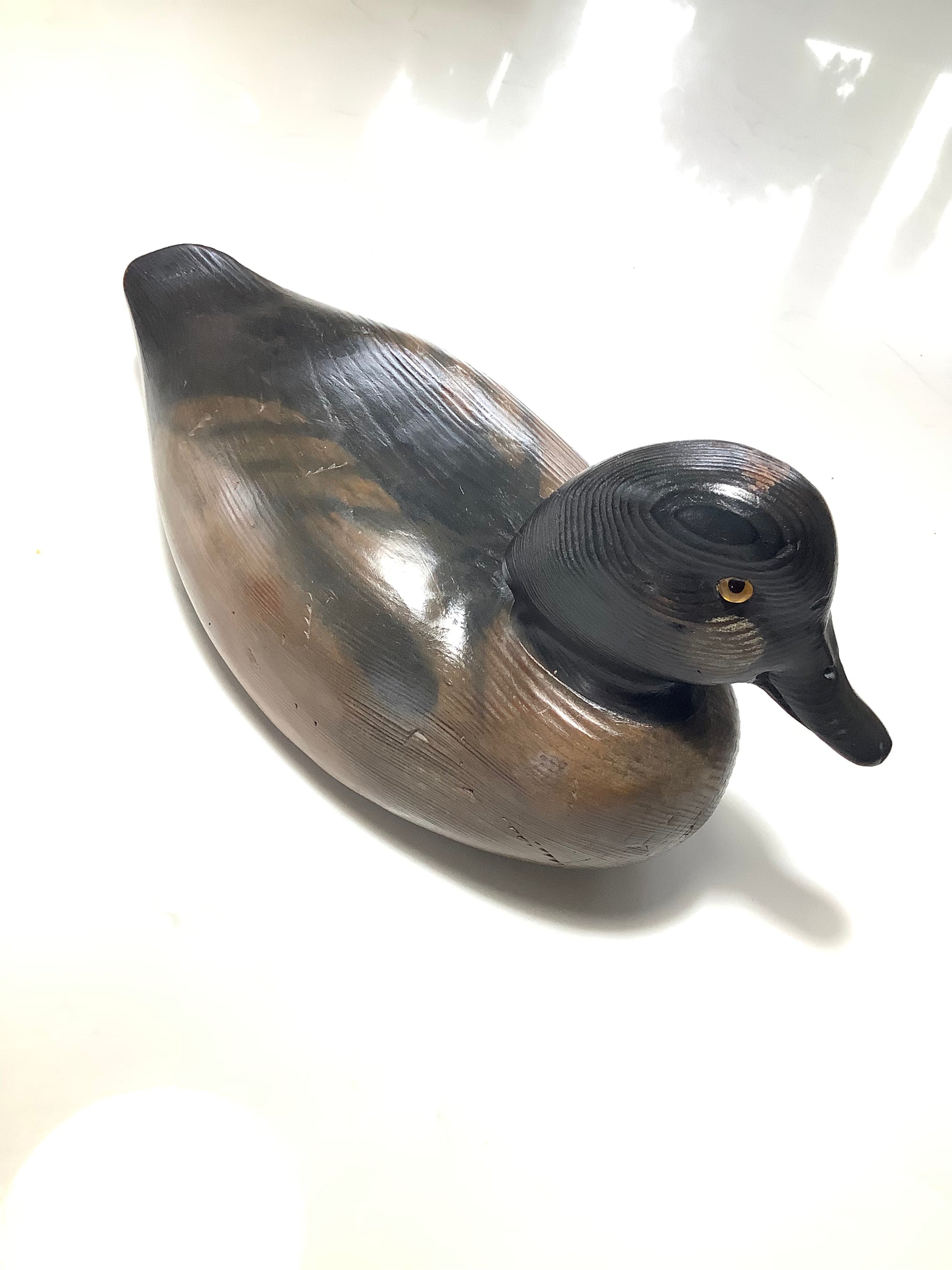 OBE GM ALLAN GLASBY Hand Carved Wood Crafted Ducks