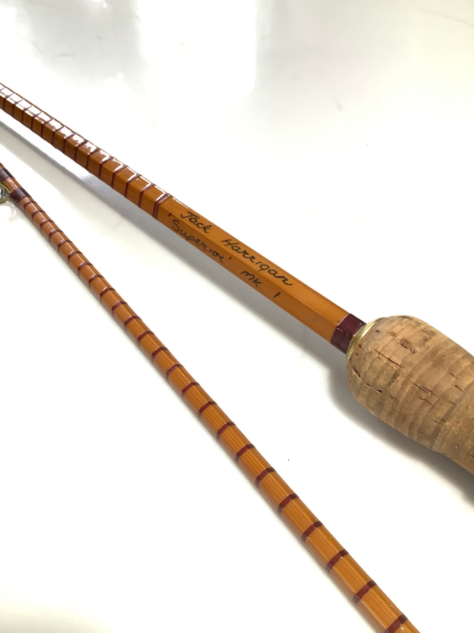 Scarce JUDDS OF HILLINGDON “ THE JACK HARRIGAN “ Hand Built Cane MKI Rod