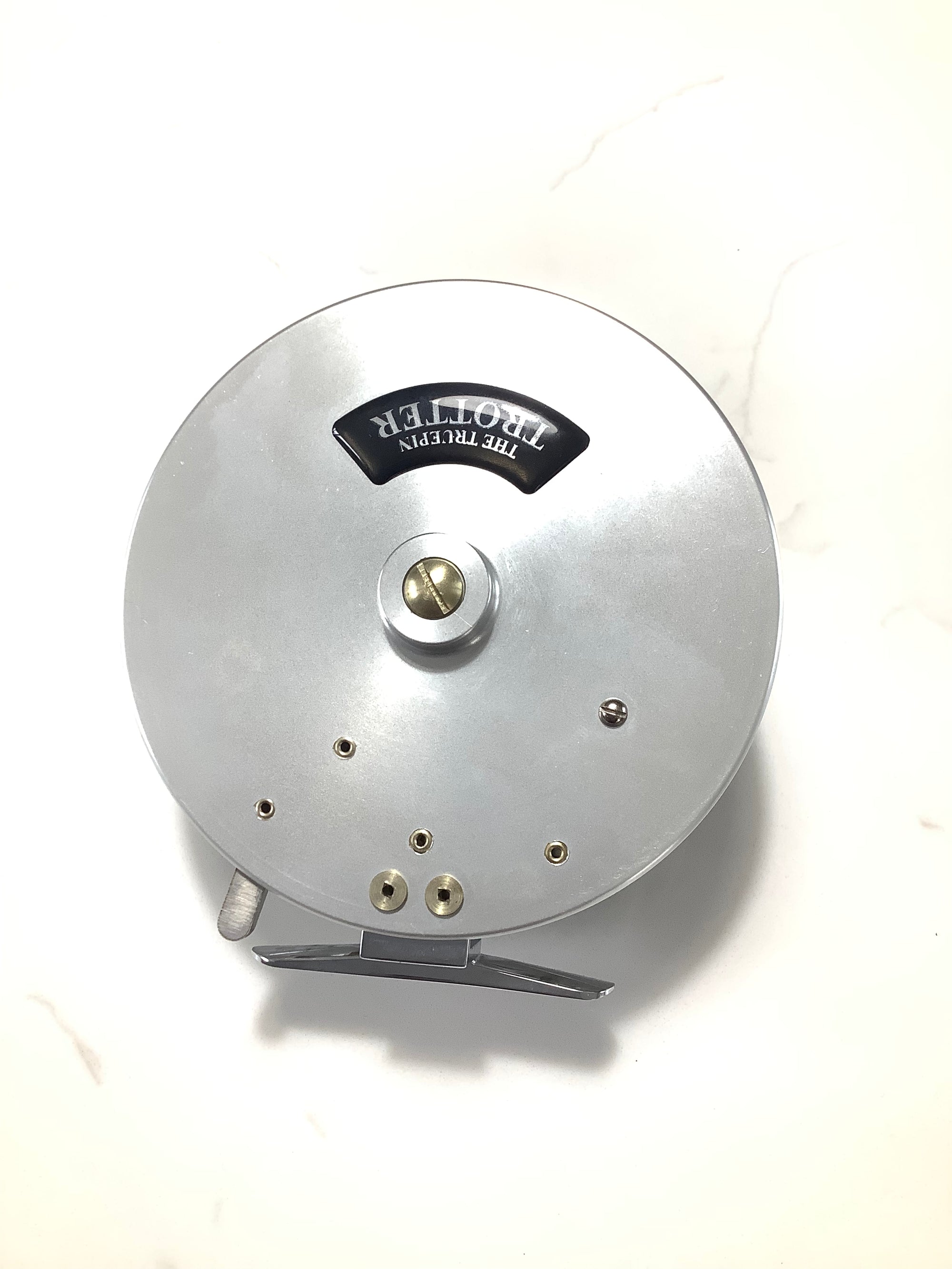 Fred Crouch Trupin Trotter Titanium 4 1/2’ Wide Drum Centrepin