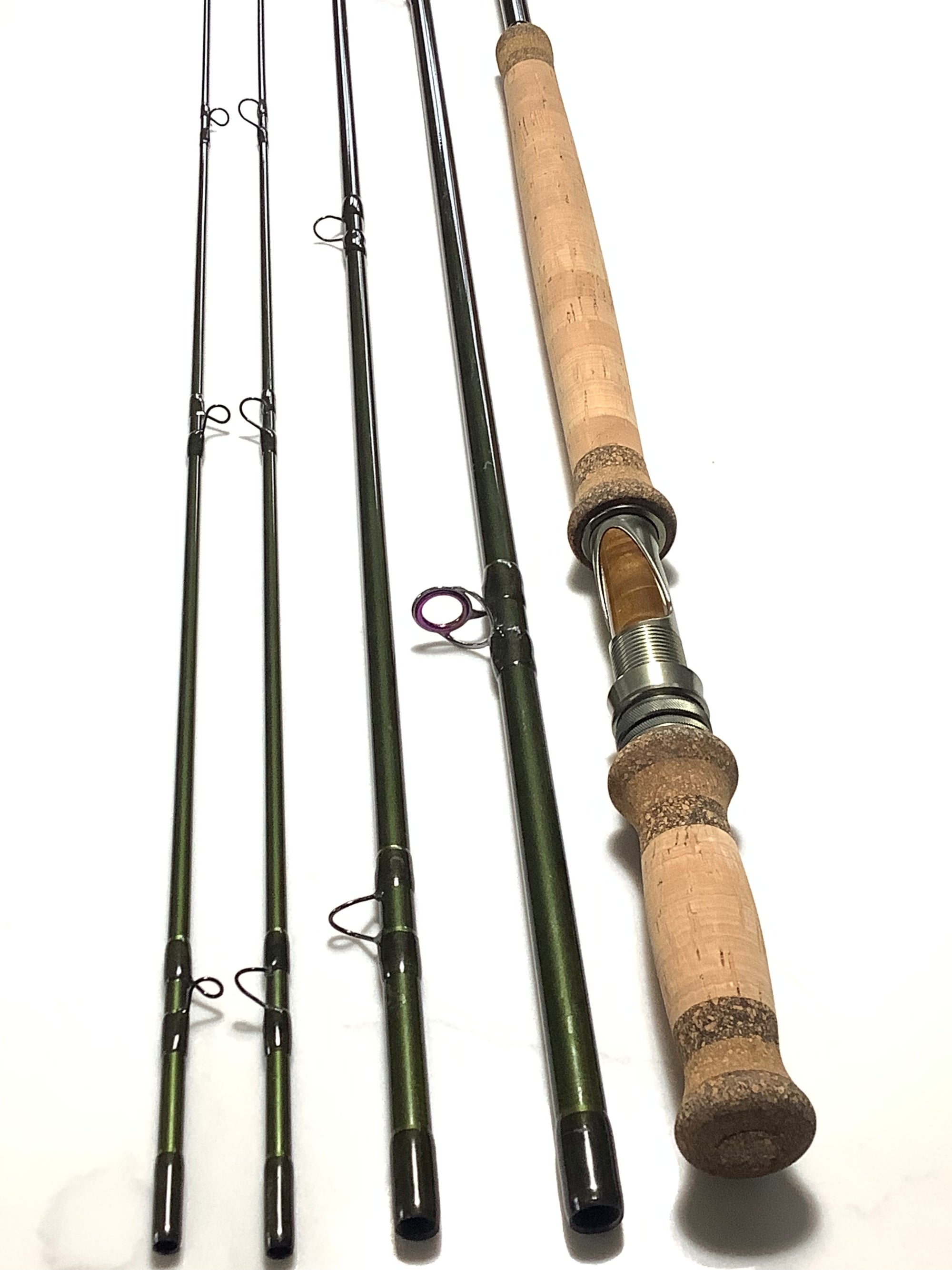 As new BEULAH 11ft 6” Travel Fly Rod Two Tips