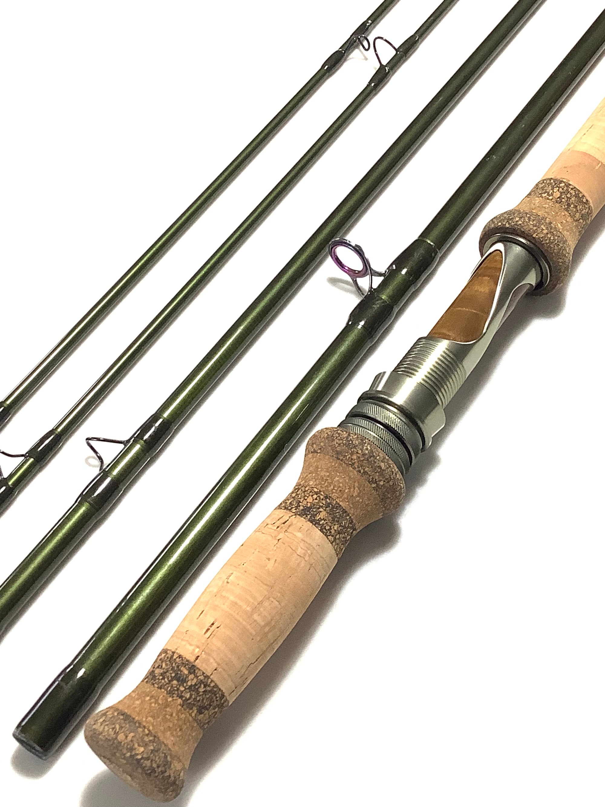 As new BEULAH 11ft 6” Travel Fly Rod Two Tips