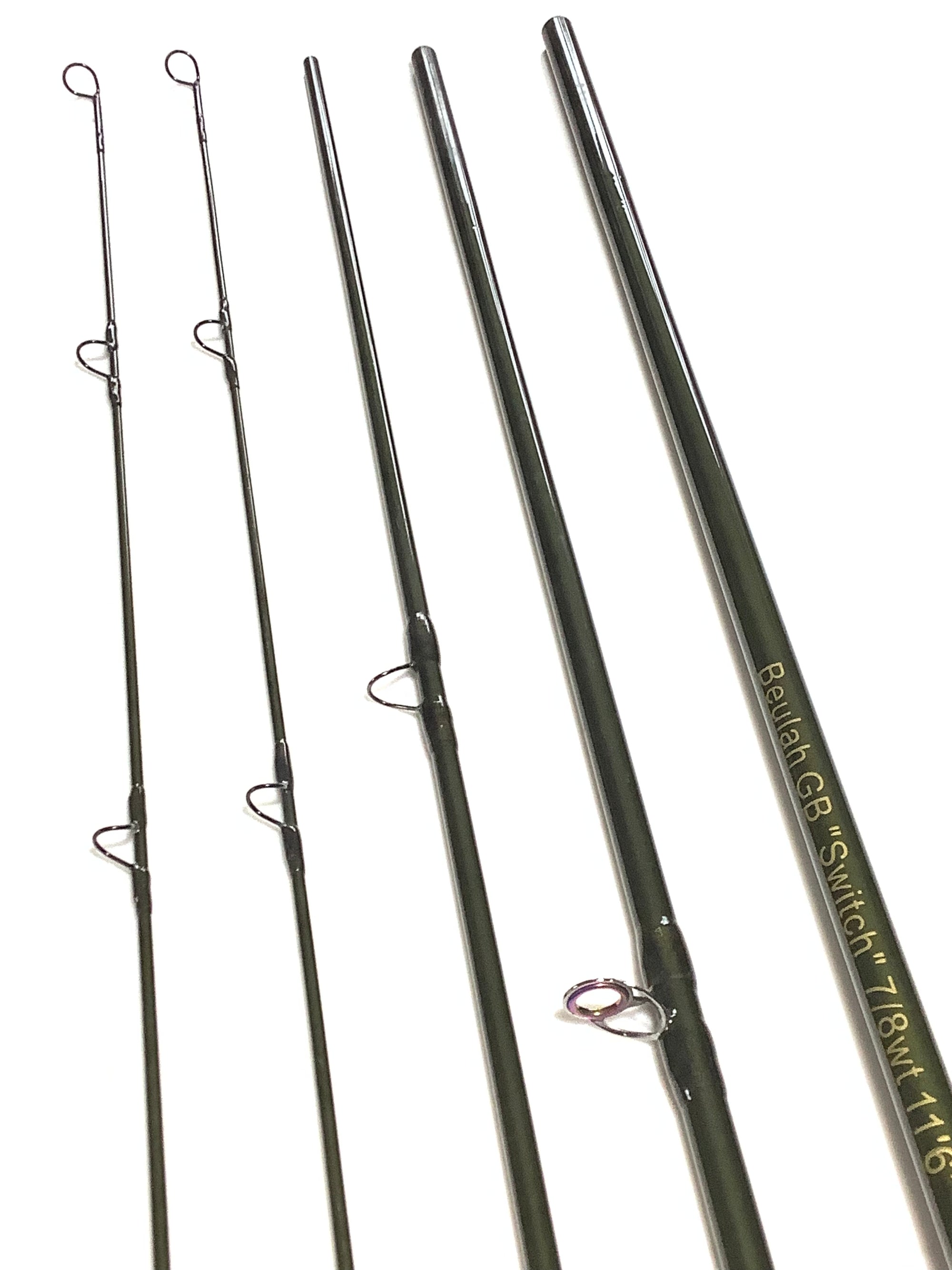 As new BEULAH 11ft 6” Travel Fly Rod Two Tips