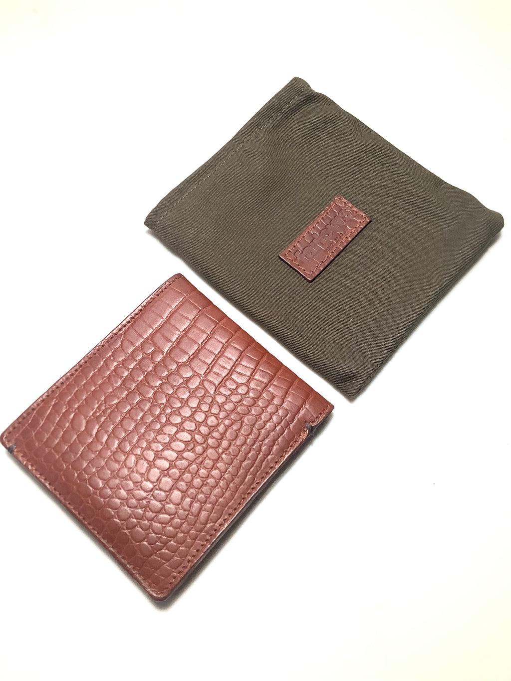 FARLOWS OF PALL MALL Leather Wallet & Canvas Pouch