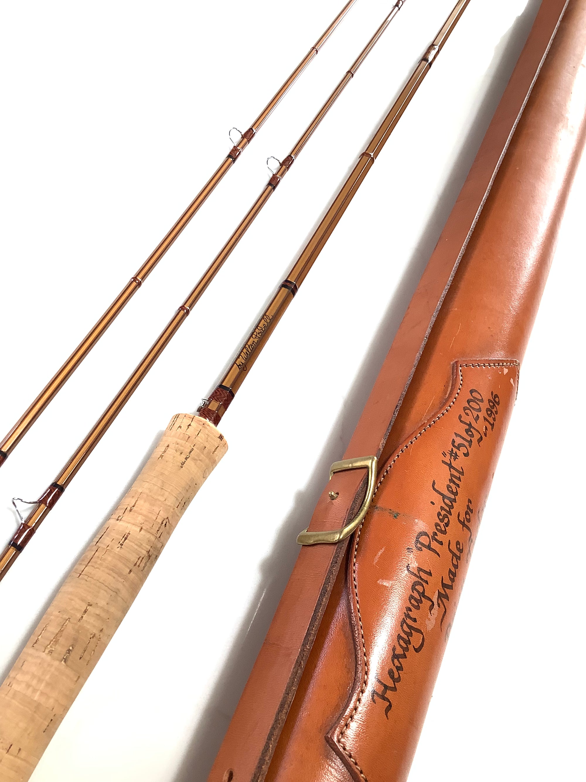 Rare WALTON POWELL Hexagraph Limited Edition “PRESIDENT” Fly Rod