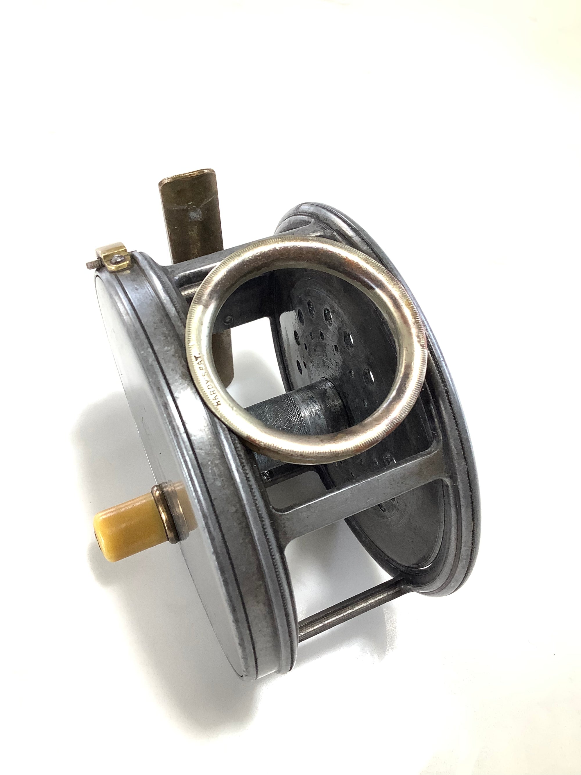 Antique 1912 Hardy Bros Perfect 4 1/2” Fly Reel