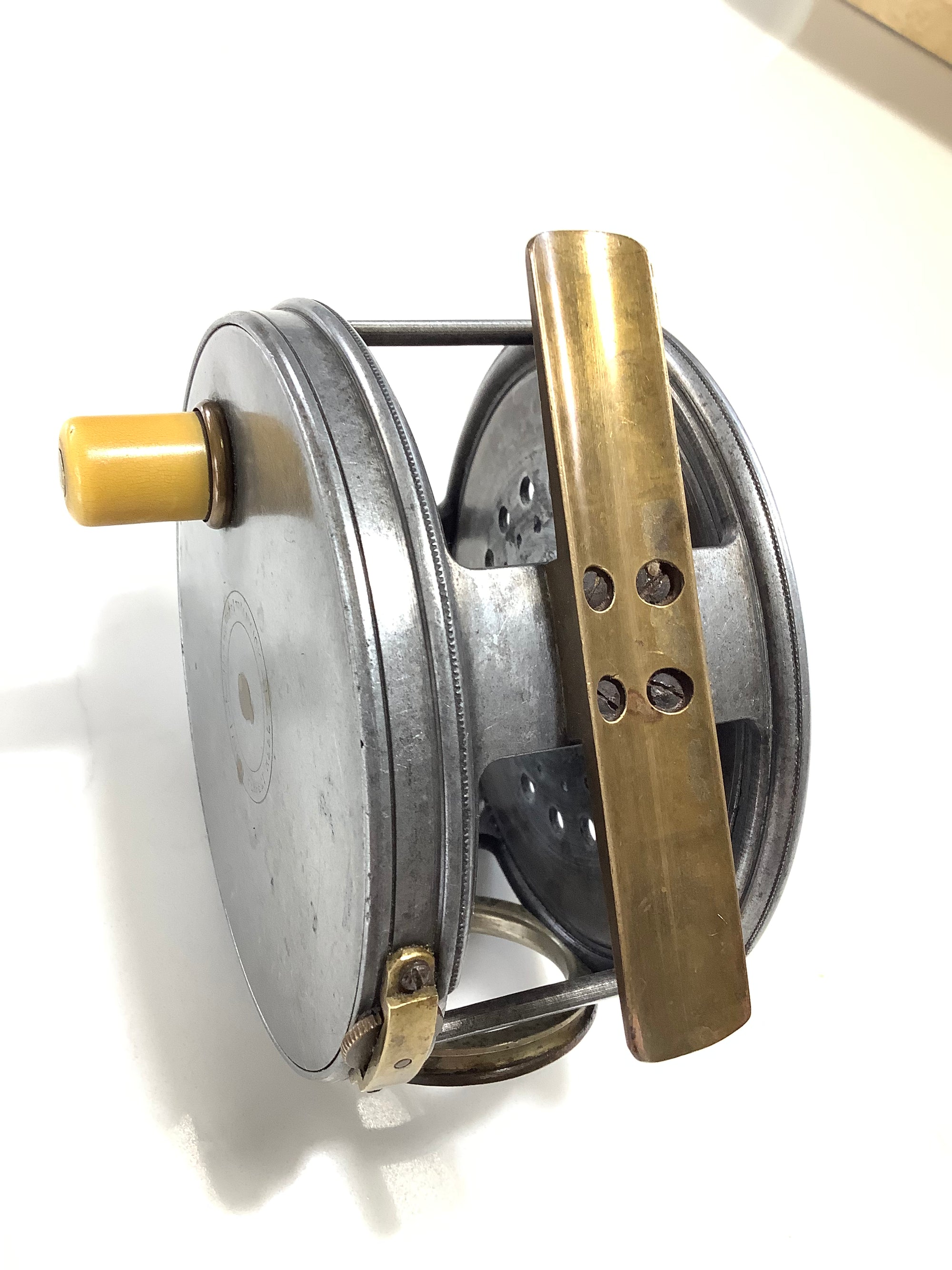 Antique 1912 Hardy Bros Perfect 4 1/2” Fly Reel