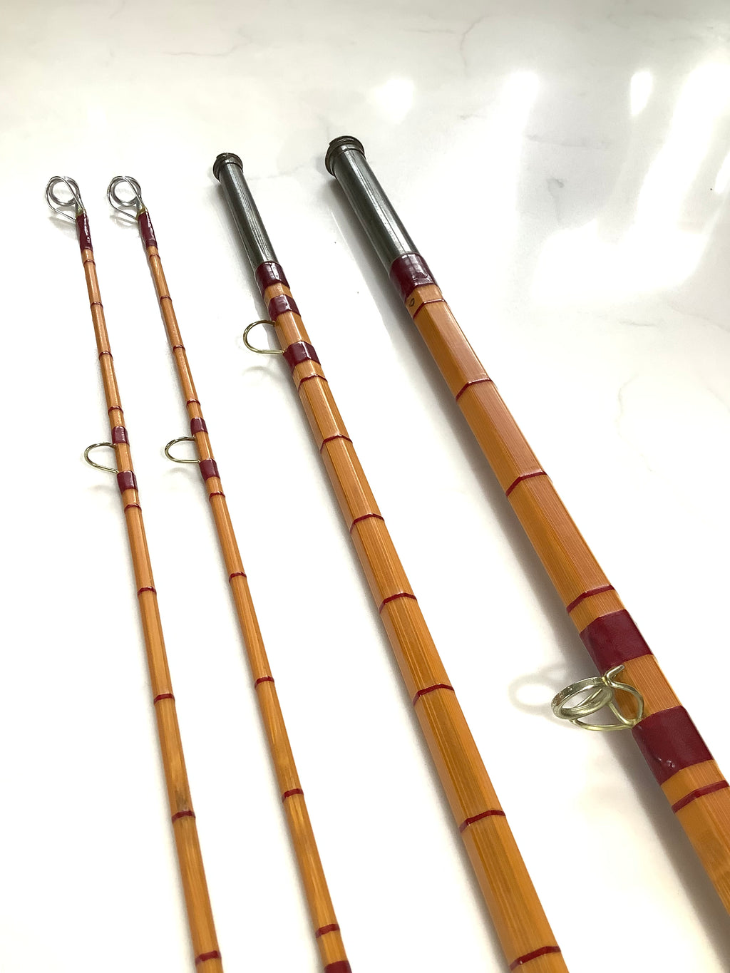 Identical Pair Julian M Caudle Built Cane 12ft Fly Rods