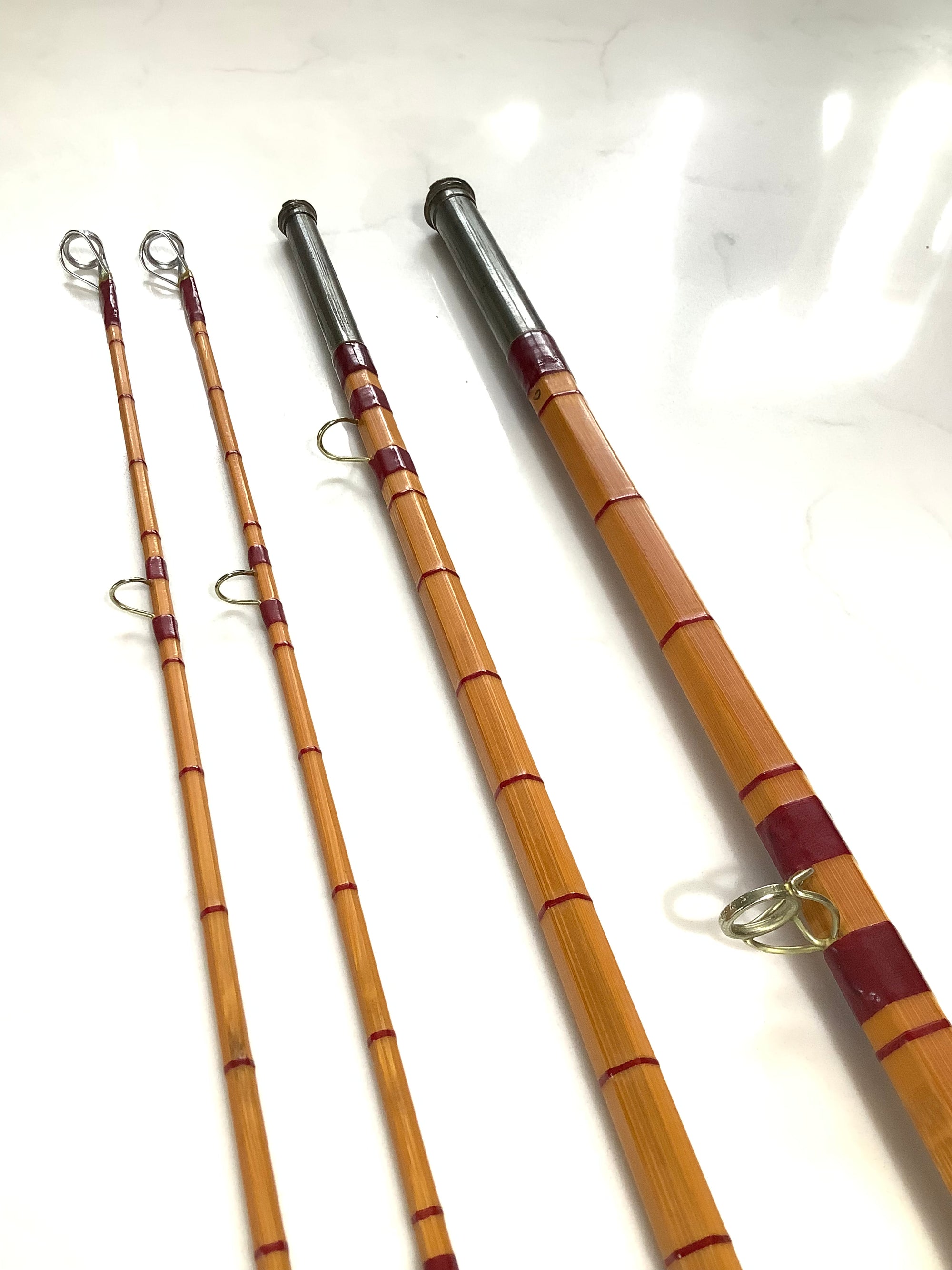 Identical Pair Julian M Caudle Built Cane 12ft Fly Rods