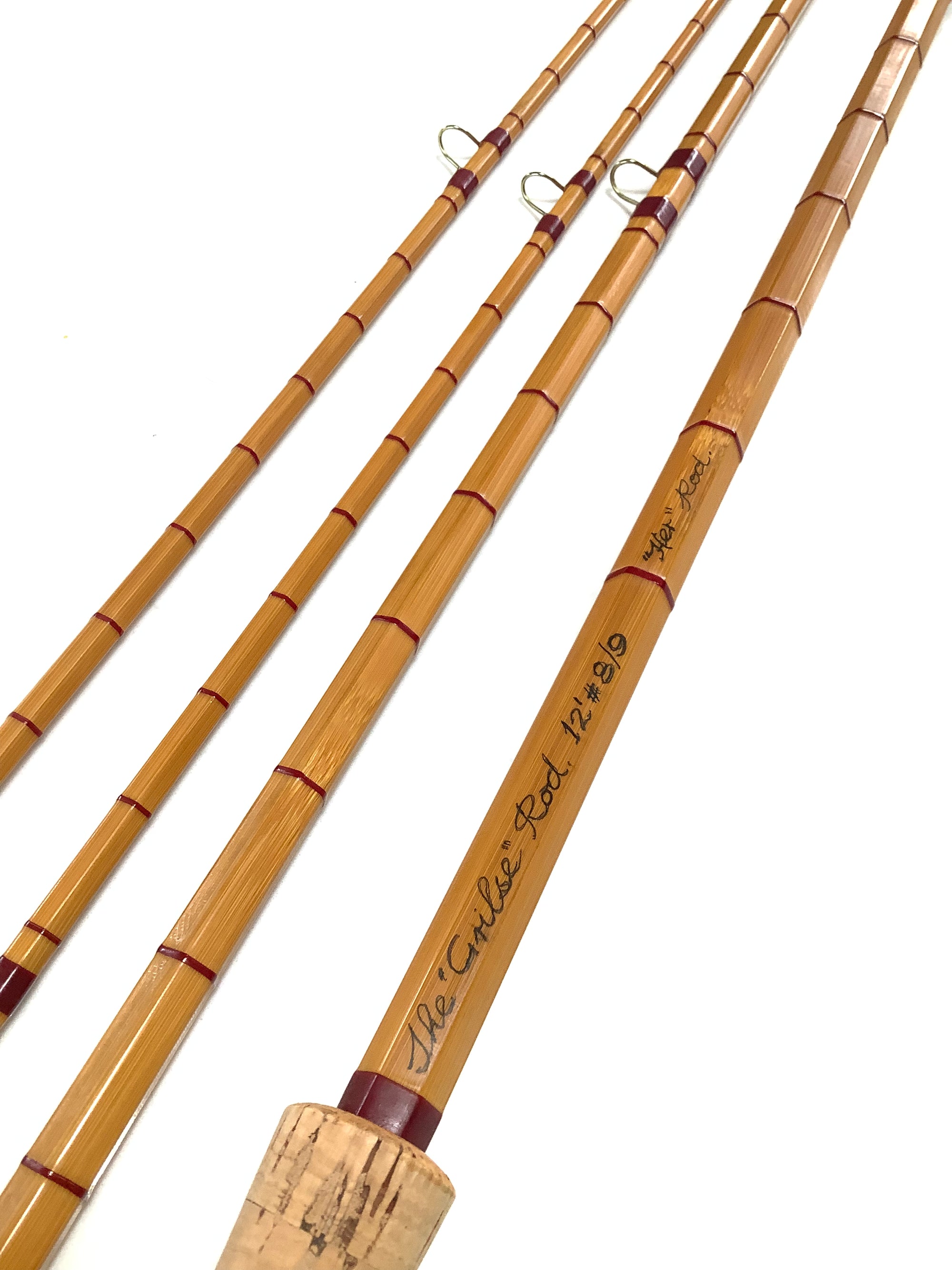 Identical Pair Julian M Caudle Built Cane 12ft Fly Rods