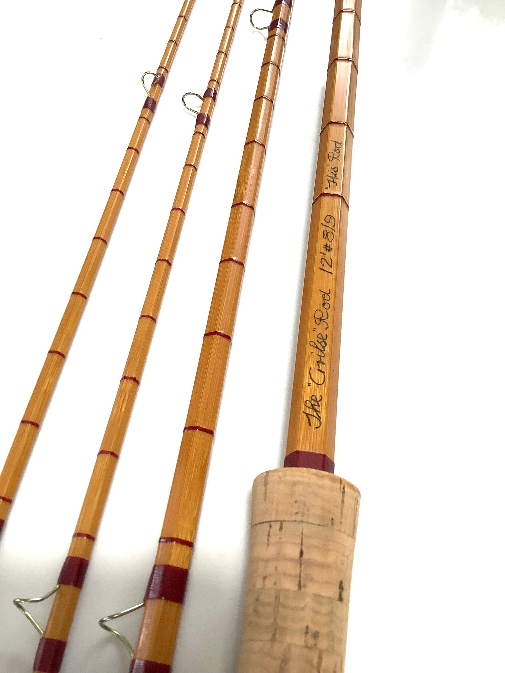 Identical Pair Julian M Caudle Built Cane 12ft Fly Rods