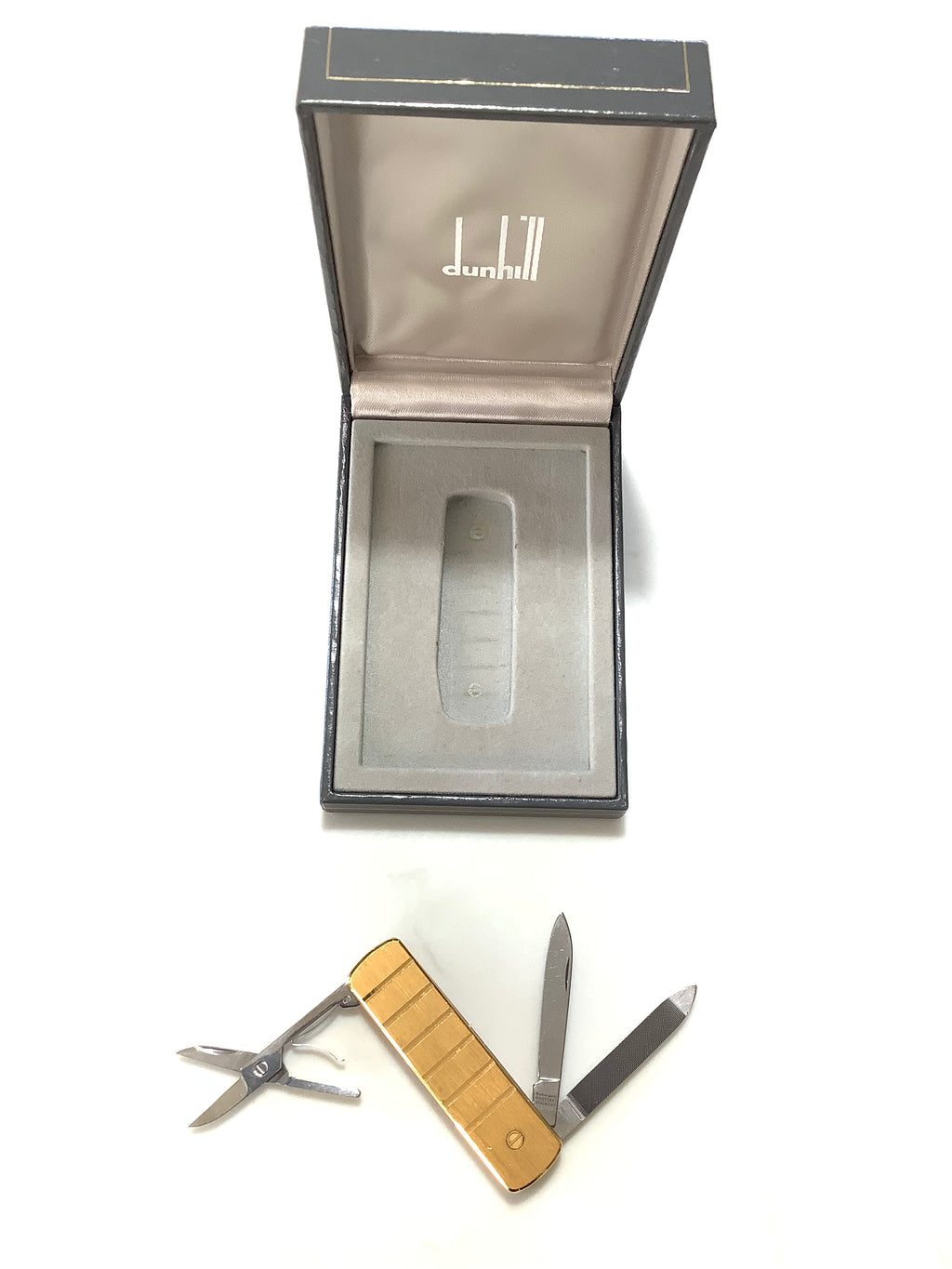 DUNHILL of London Gold Plated Pocket Knife