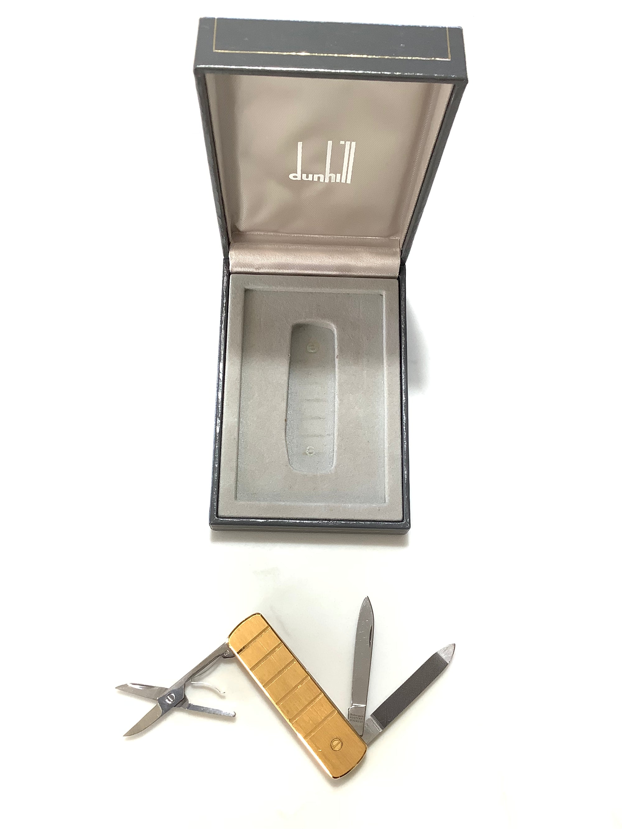 DUNHILL of London Gold Plated Pocket Knife