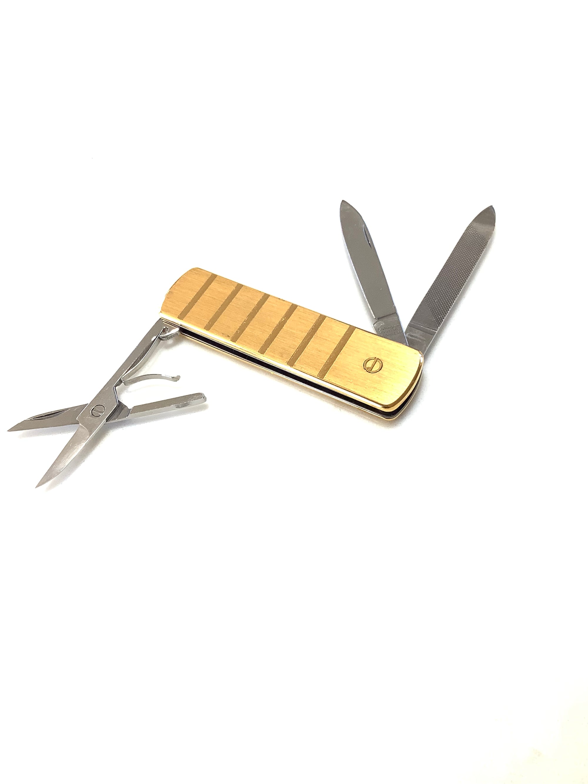 DUNHILL of London Gold Plated Pocket Knife