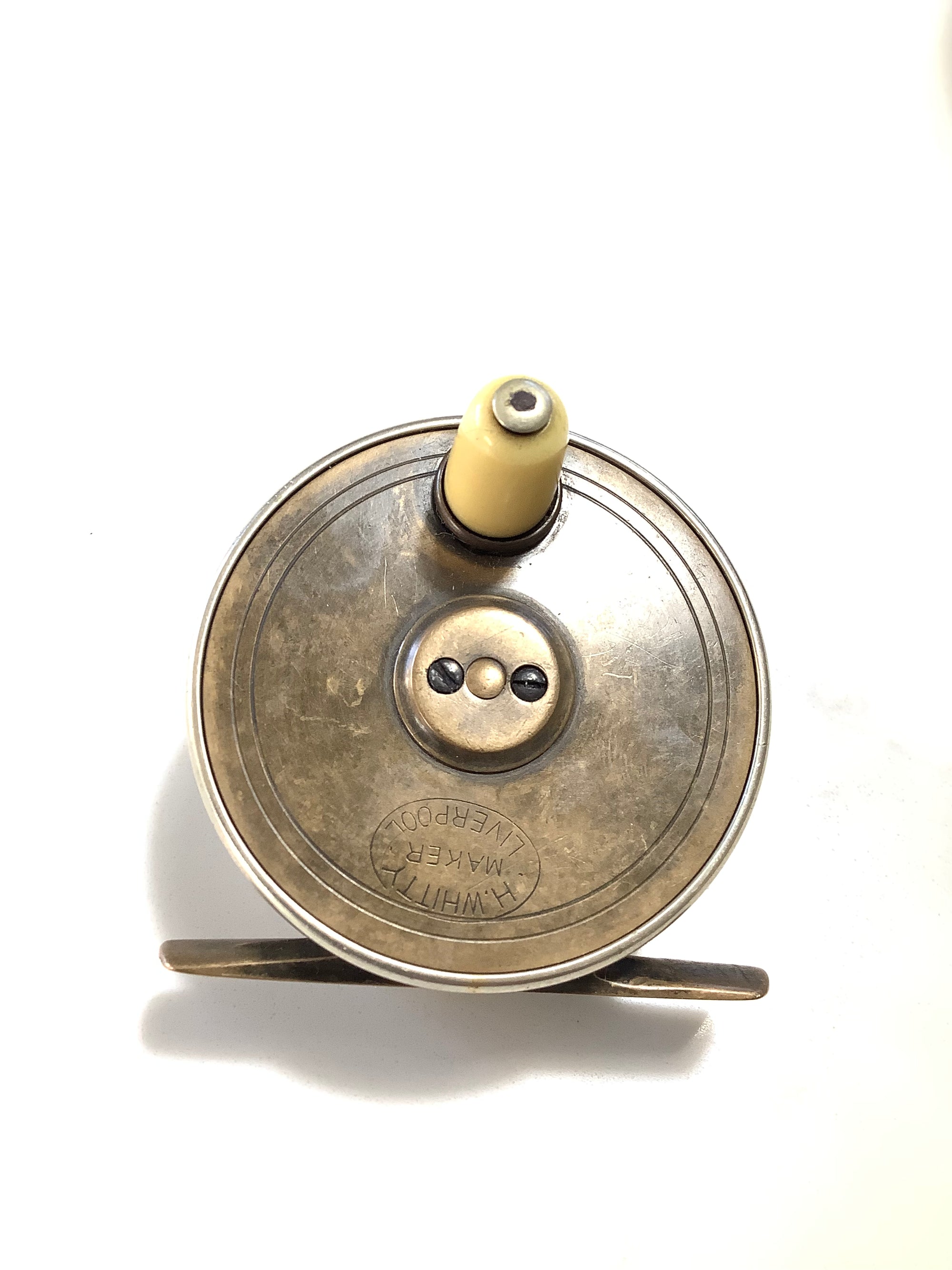 Antique ￼WARNER 5” Extra￼ Wide & WHITTY 21/2” Nickel Silver rim Fly Reels