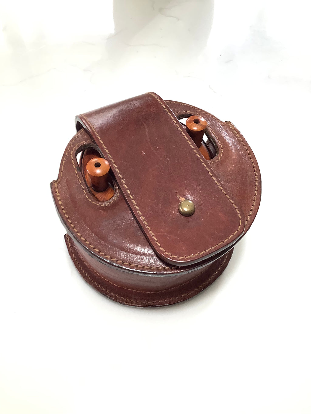 Rare Giorgio Dallari 3” Fly Reel Made from Selected Premium Solid Briarwood