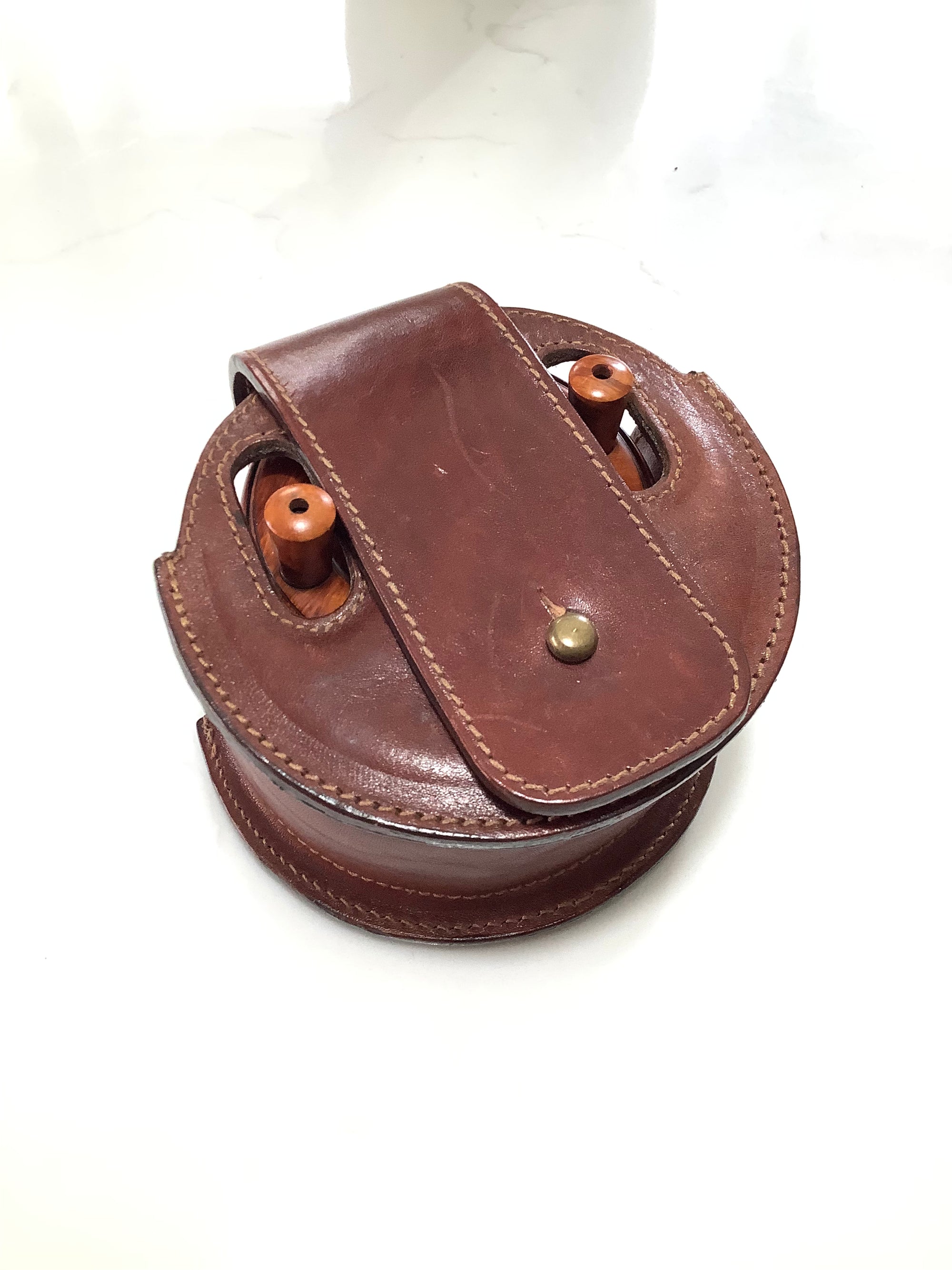 Rare Giorgio Dallari 3” Fly Reel Made from Selected Premium Solid Briarwood