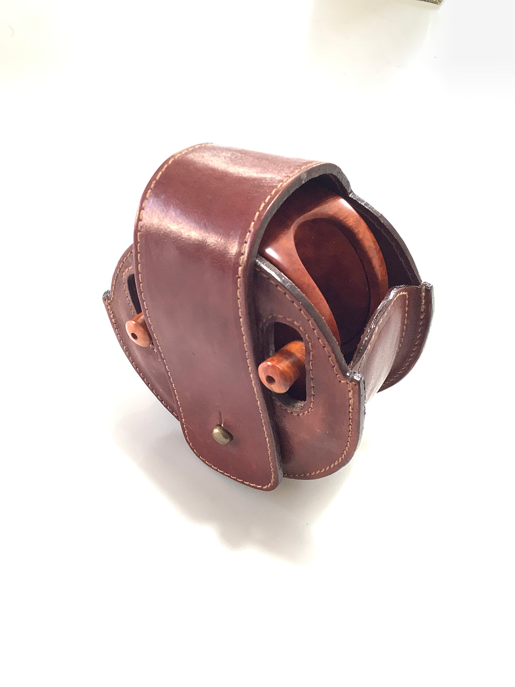 Rare Giorgio Dallari 3” Fly Reel Made from Selected Premium Solid Briarwood