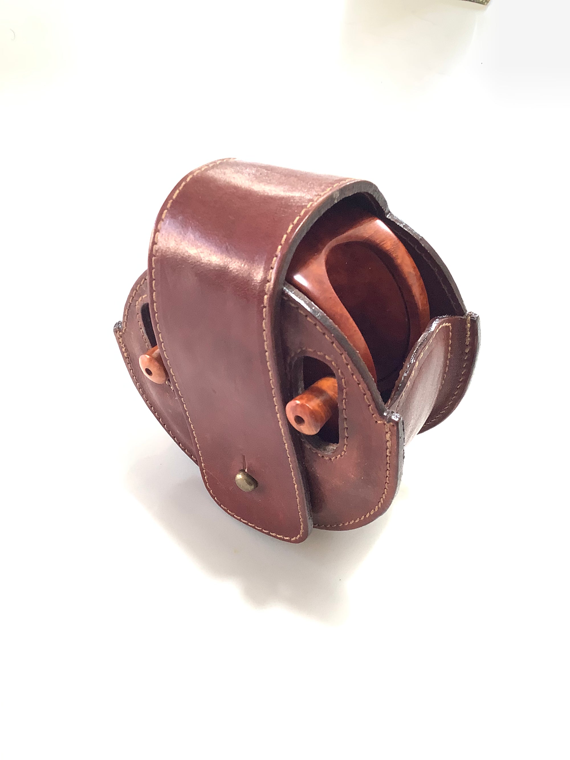 Rare Giorgio Dallari 3” Fly Reel Made from Selected Premium Solid Briarwood