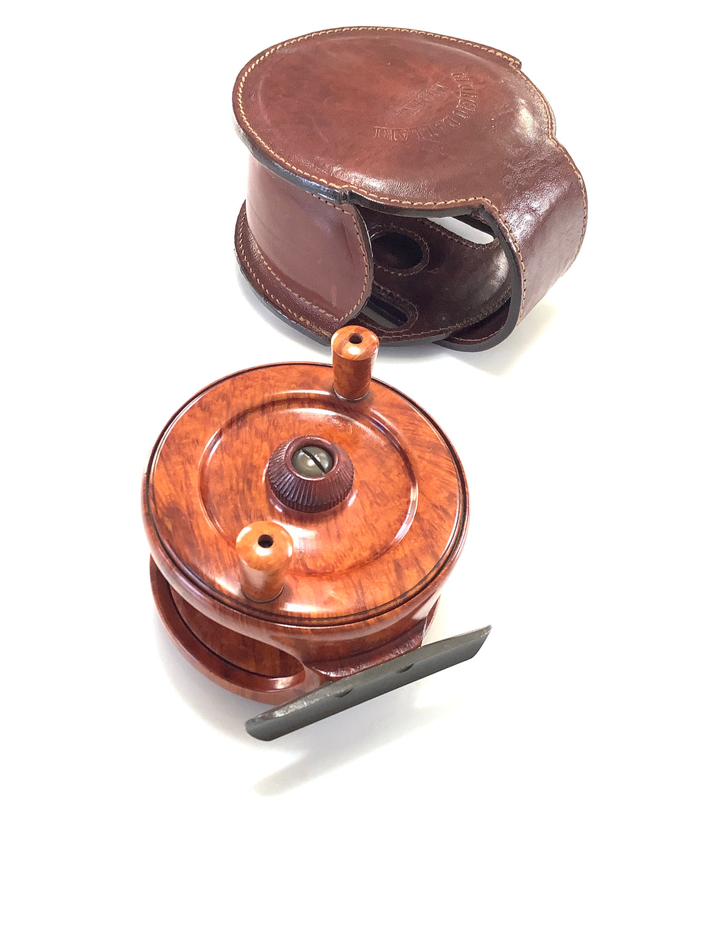Rare Giorgio Dallari 3” Fly Reel Made from Selected Premium Solid Briarwood