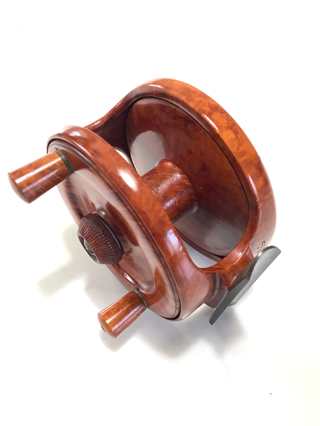 Rare Giorgio Dallari 3” Fly Reel Made from Selected Premium Solid Briarwood