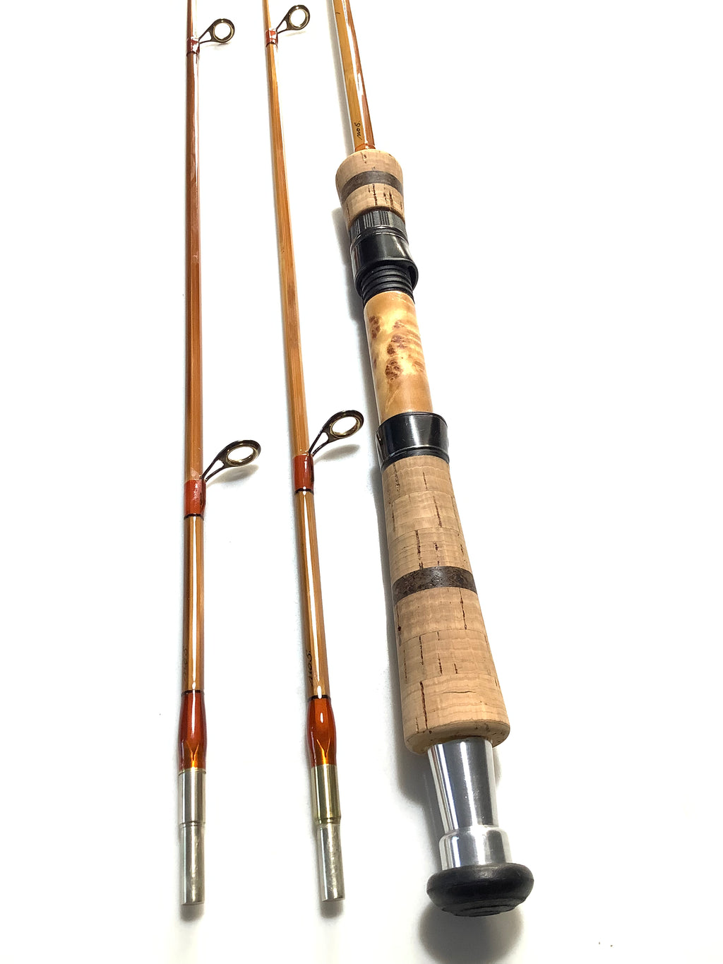 Very Rare L.H.DESIGN Luxury Built cane Spinning Rod
