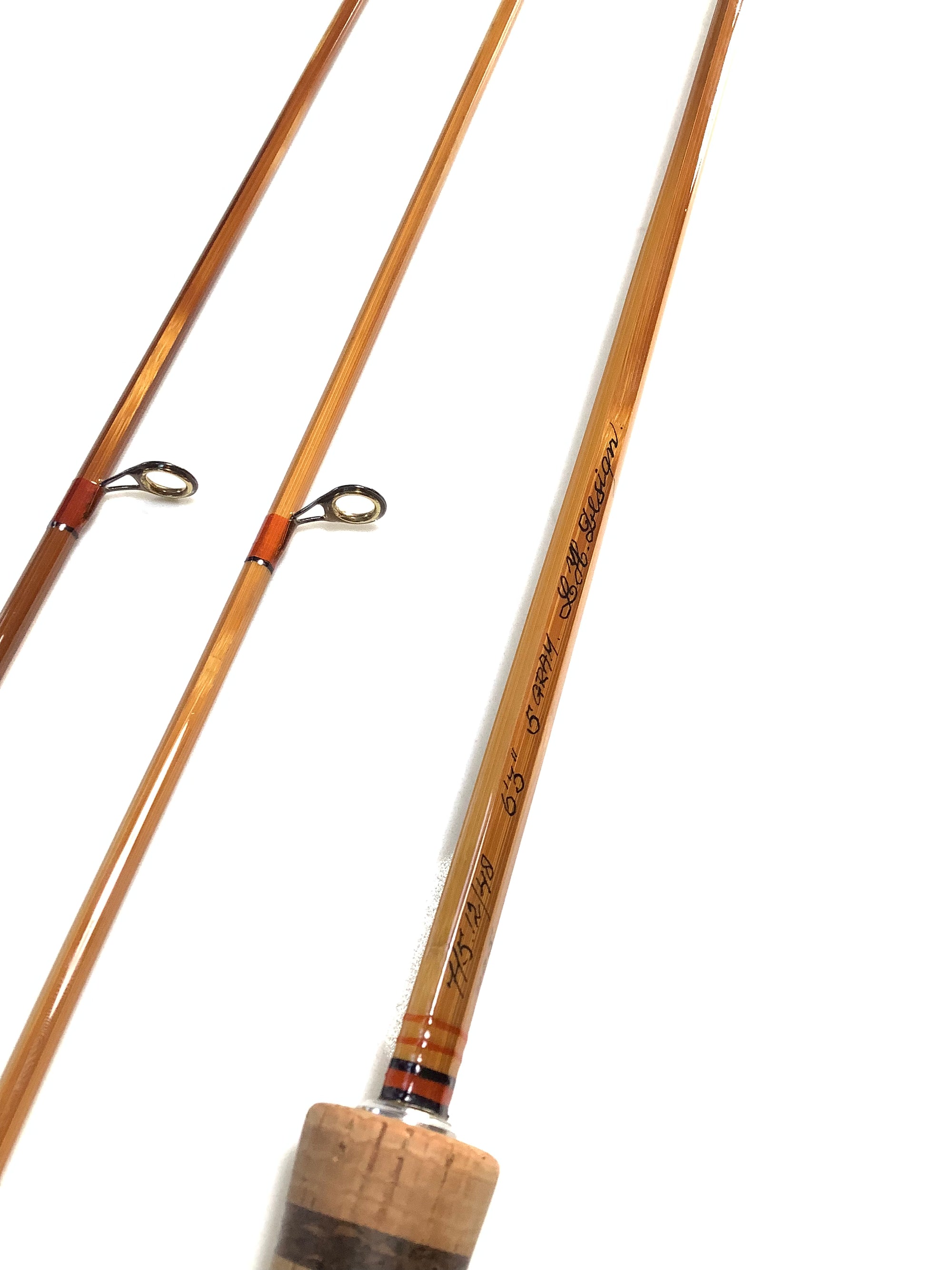 Very Rare L.H.DESIGN Luxury Built cane Spinning Rod – Antique & Vintage ...