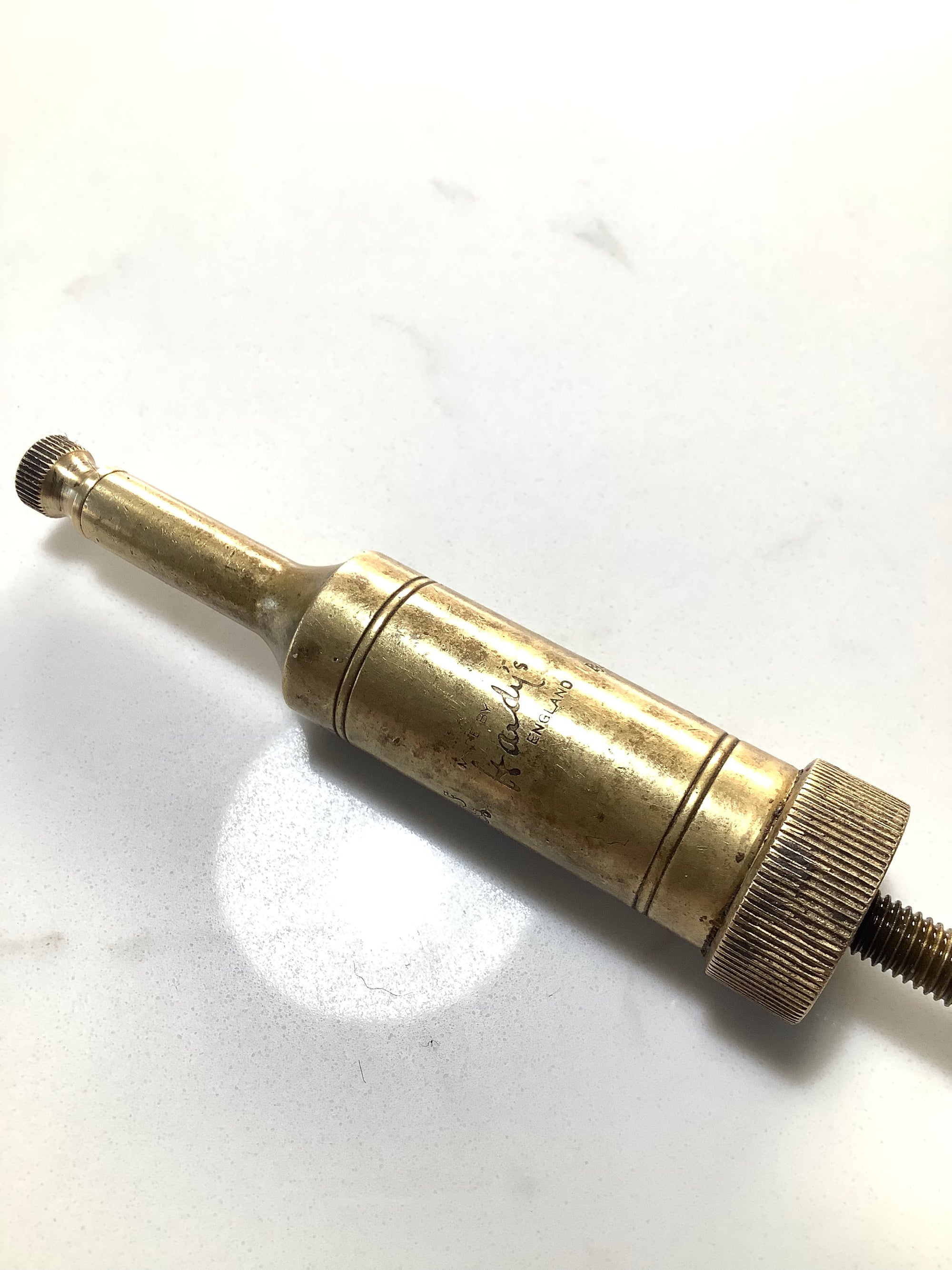 Rare Antique Hardy Bros Big Game Reel Grease Gun