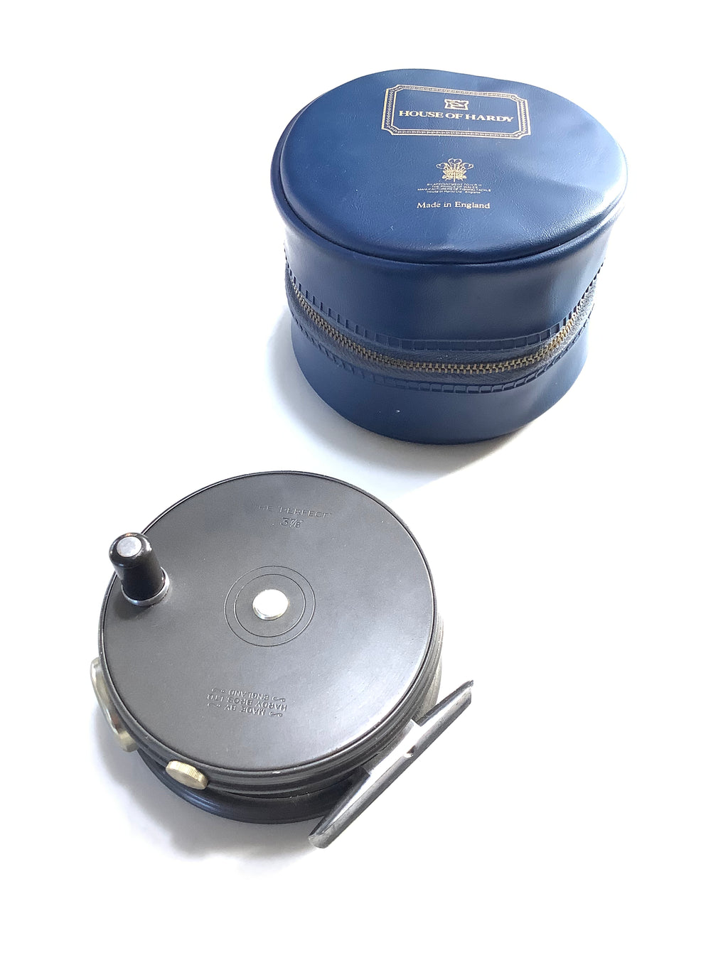 Vintage Hardy Bros 3 7/8” Perfect Fly Reel with AGATE Line Guide