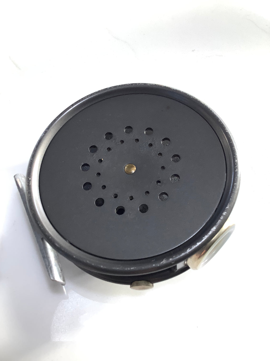 Vintage Hardy Bros 3 7/8” Perfect Fly Reel with AGATE Line Guide